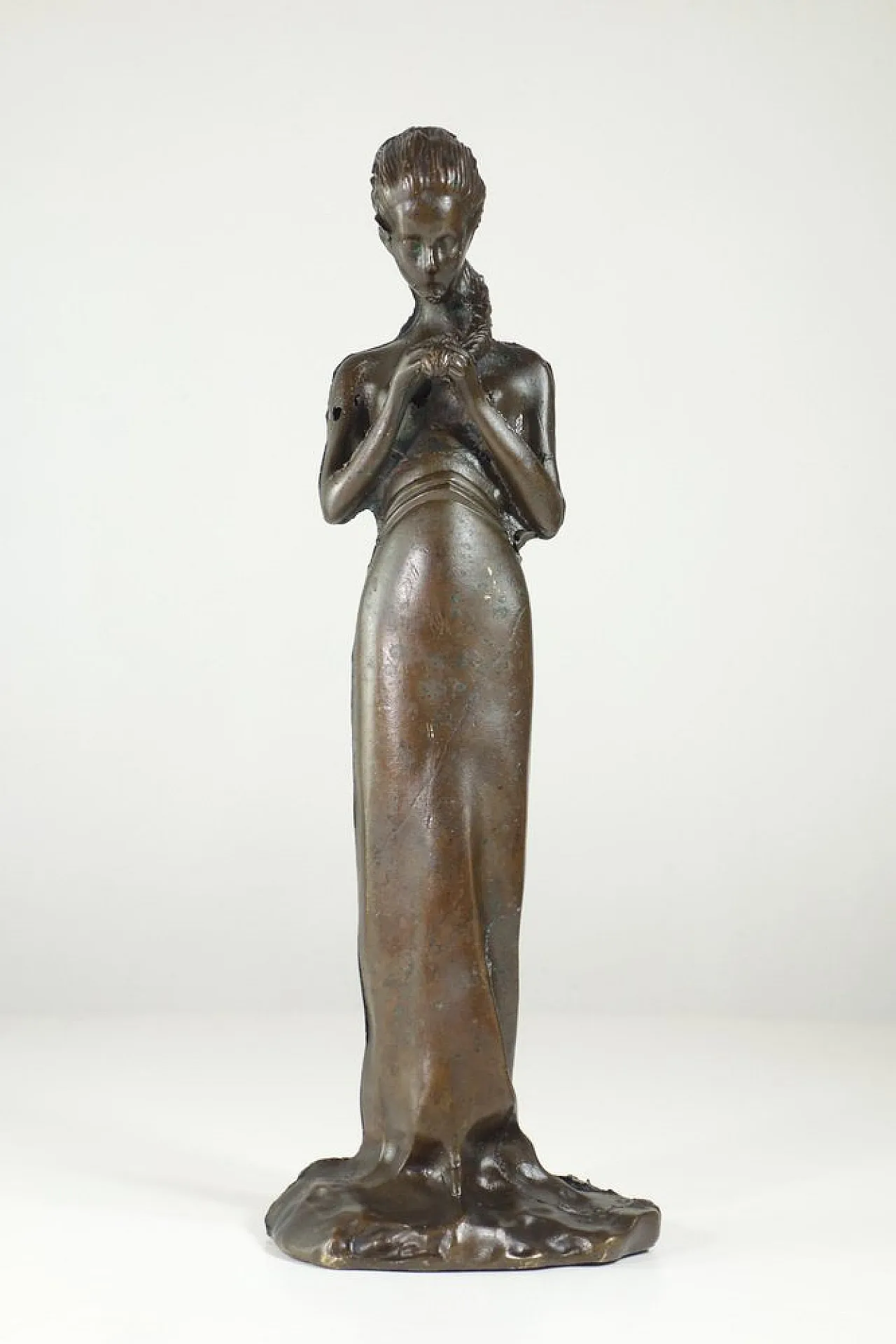 Scultura in bronzo di Donna, inizio 900 1