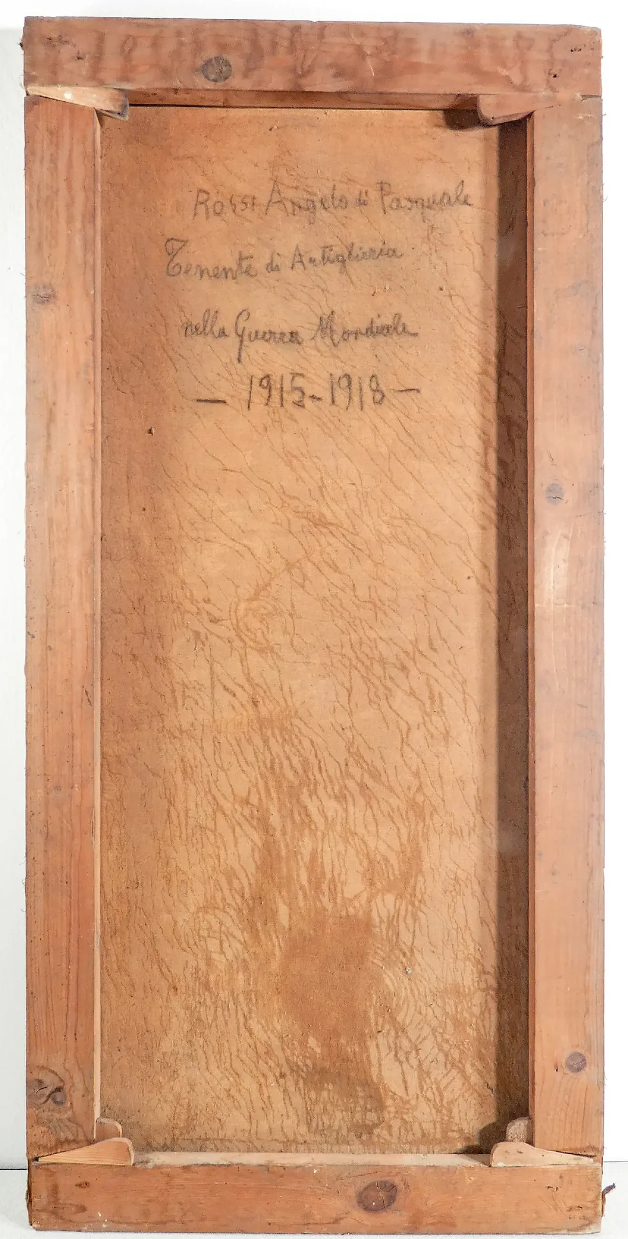 Tenente di artiglieria della Prima Guerra di Pasquale Rossi, '900 10