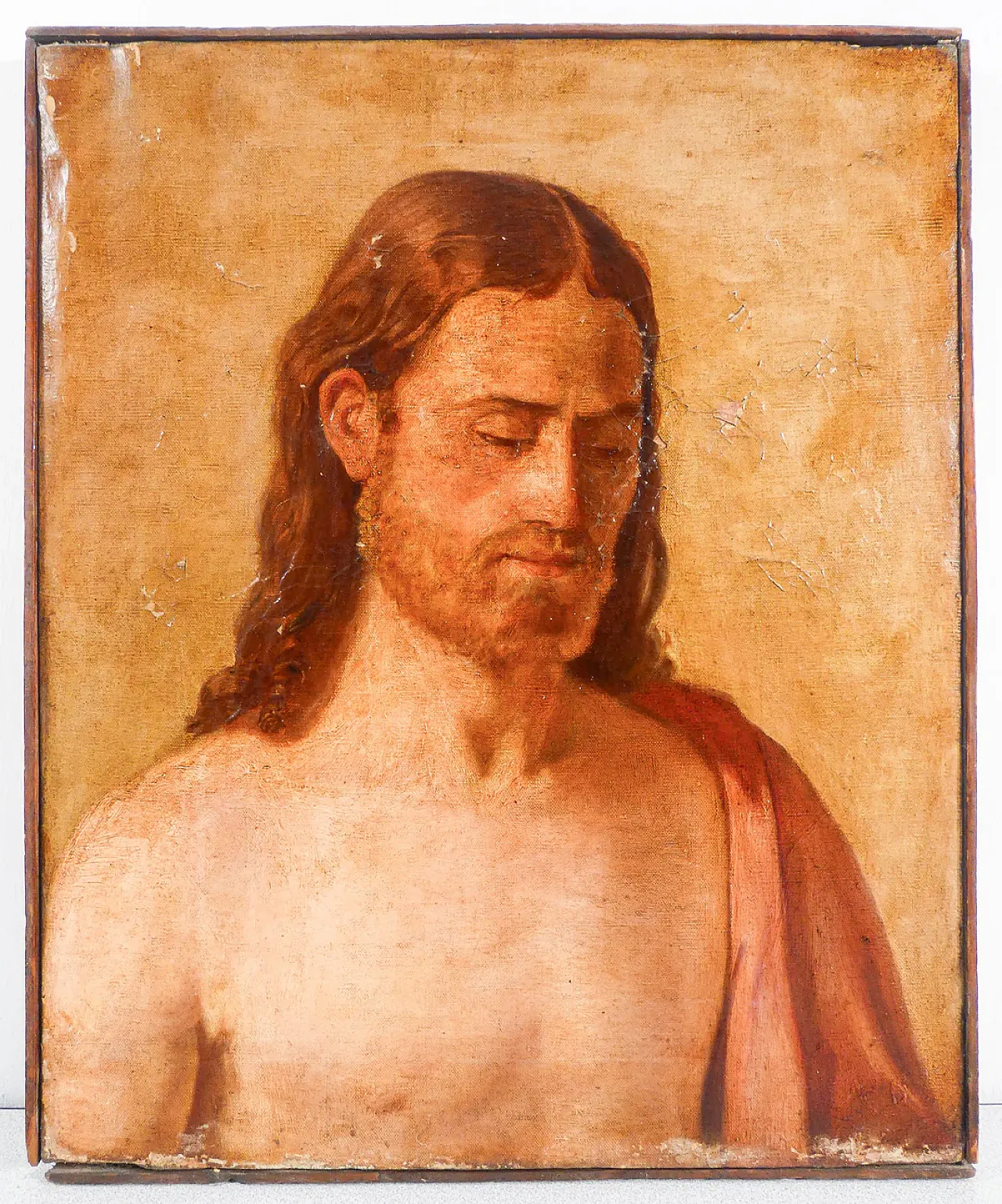 Volto di Gesù, olio su tela, '800 1