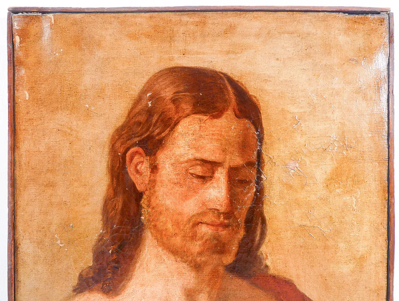 Volto di Gesù, olio su tela, '800 2