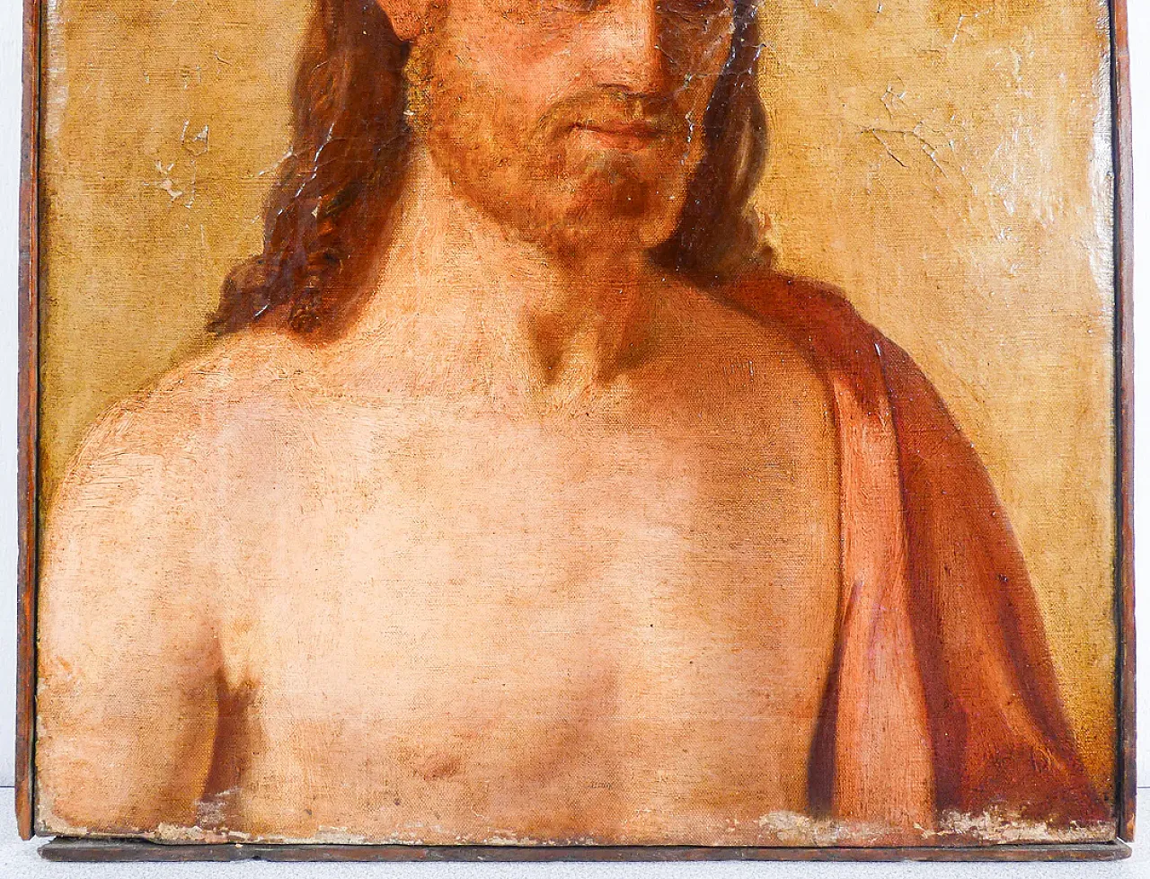 Volto di Gesù, olio su tela, '800 3