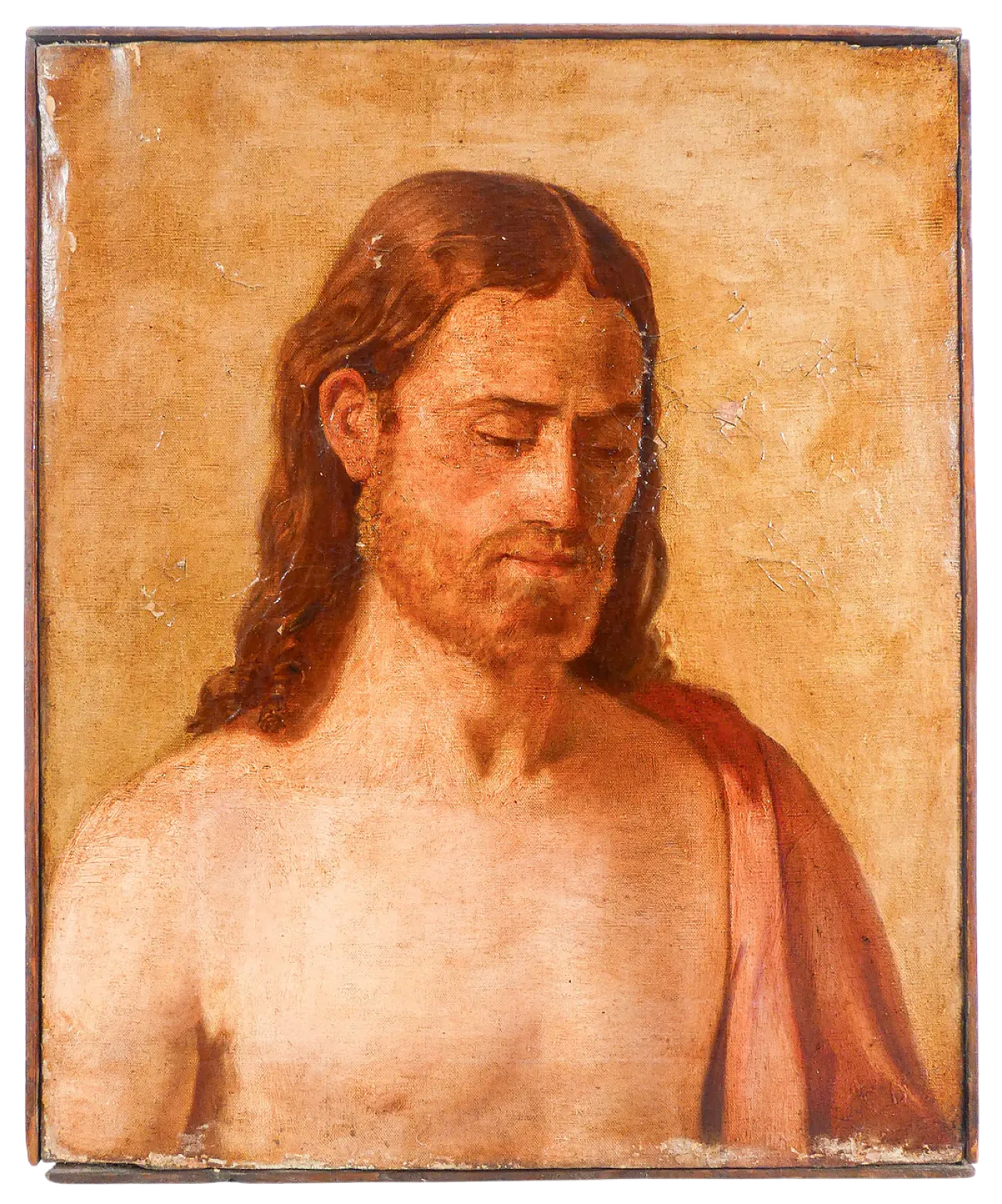 Volto di Gesù, olio su tela, '800 7