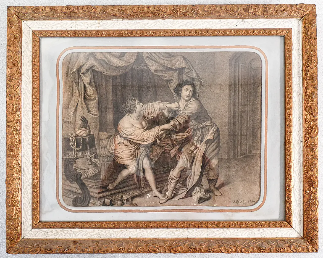 Giuseppe tentato dalla moglie di Putifarre di Pasquale Rossi, '800 1