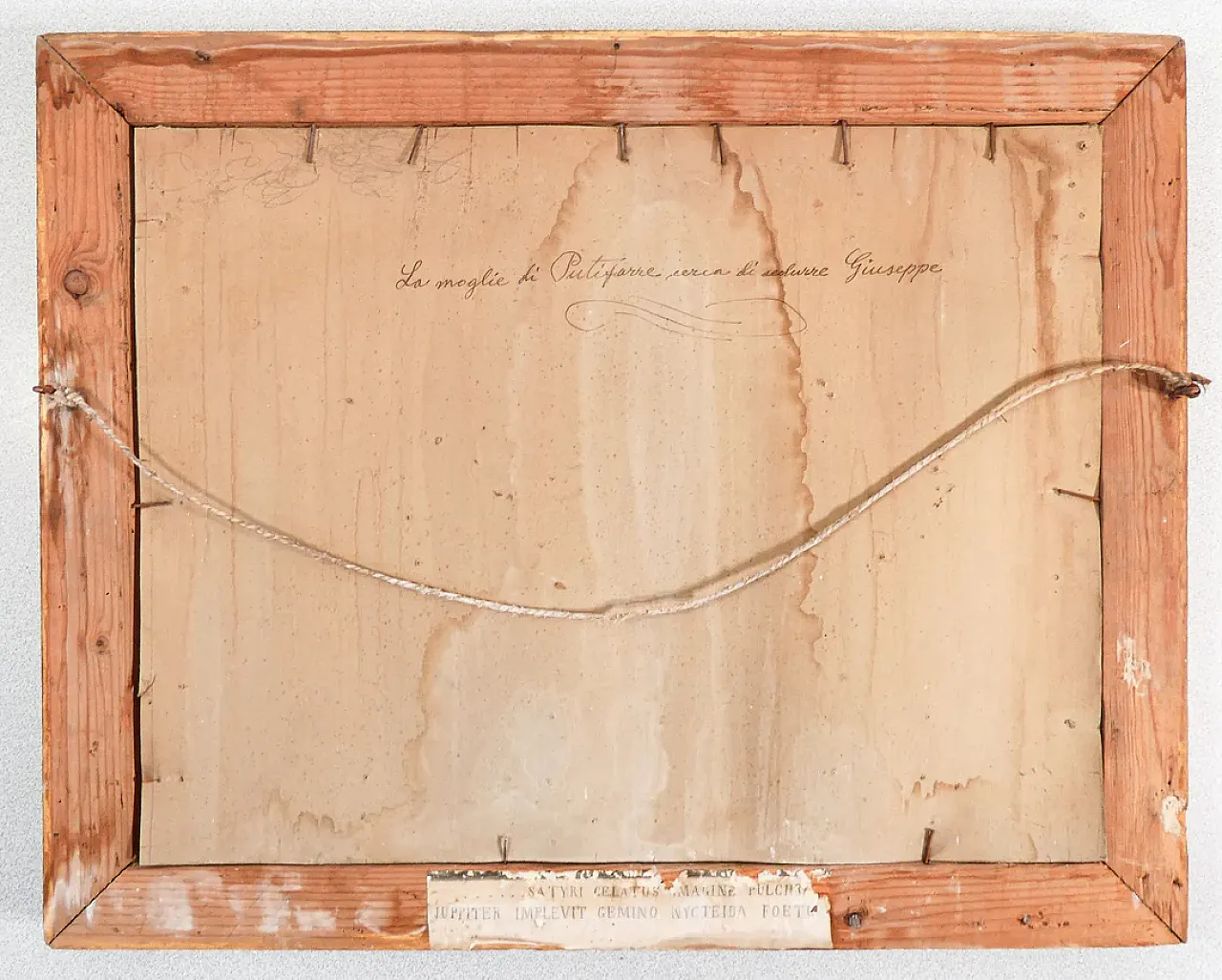 Giuseppe tentato dalla moglie di Putifarre di Pasquale Rossi, '800 15