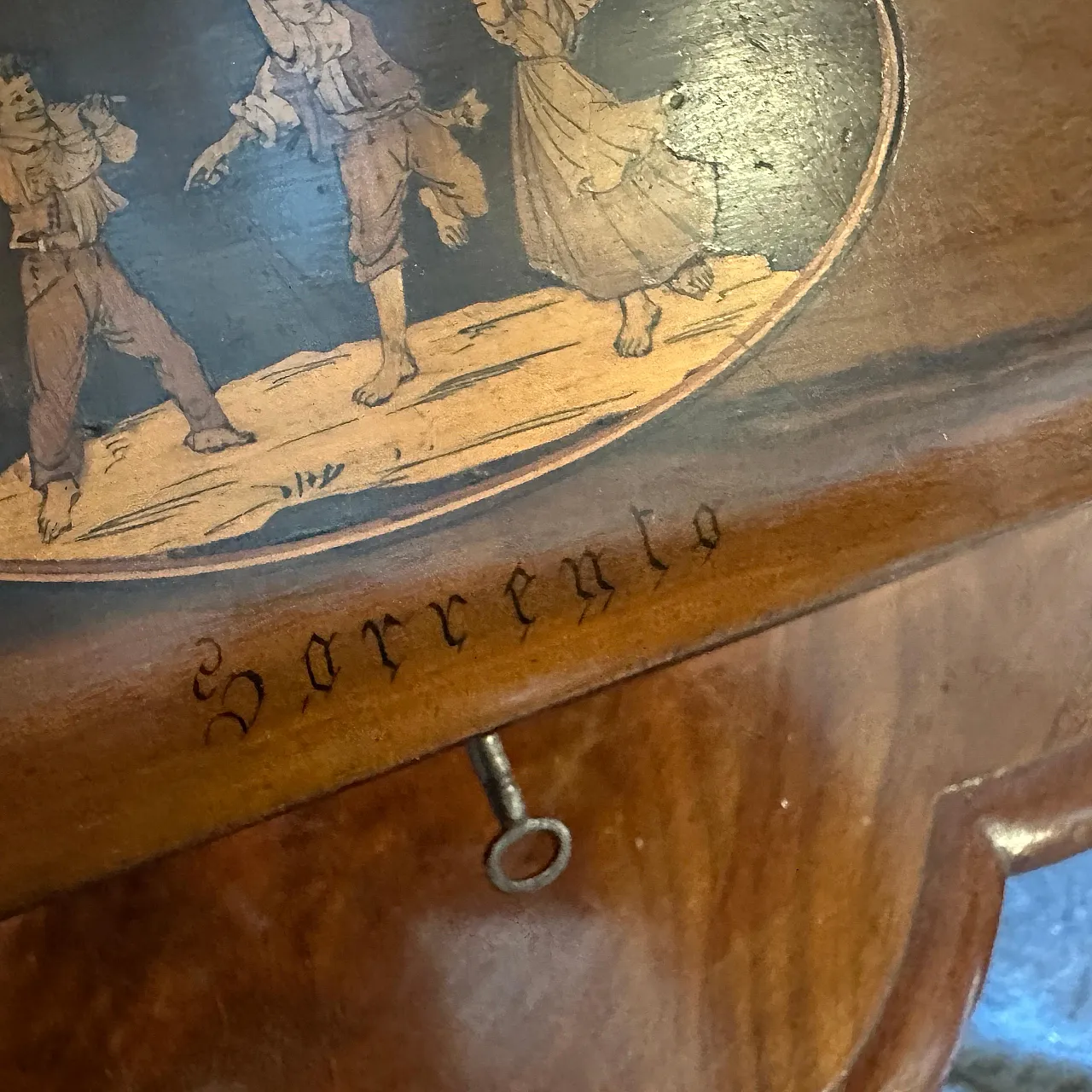Inlaid walnut Sorrento box, 20th century 10