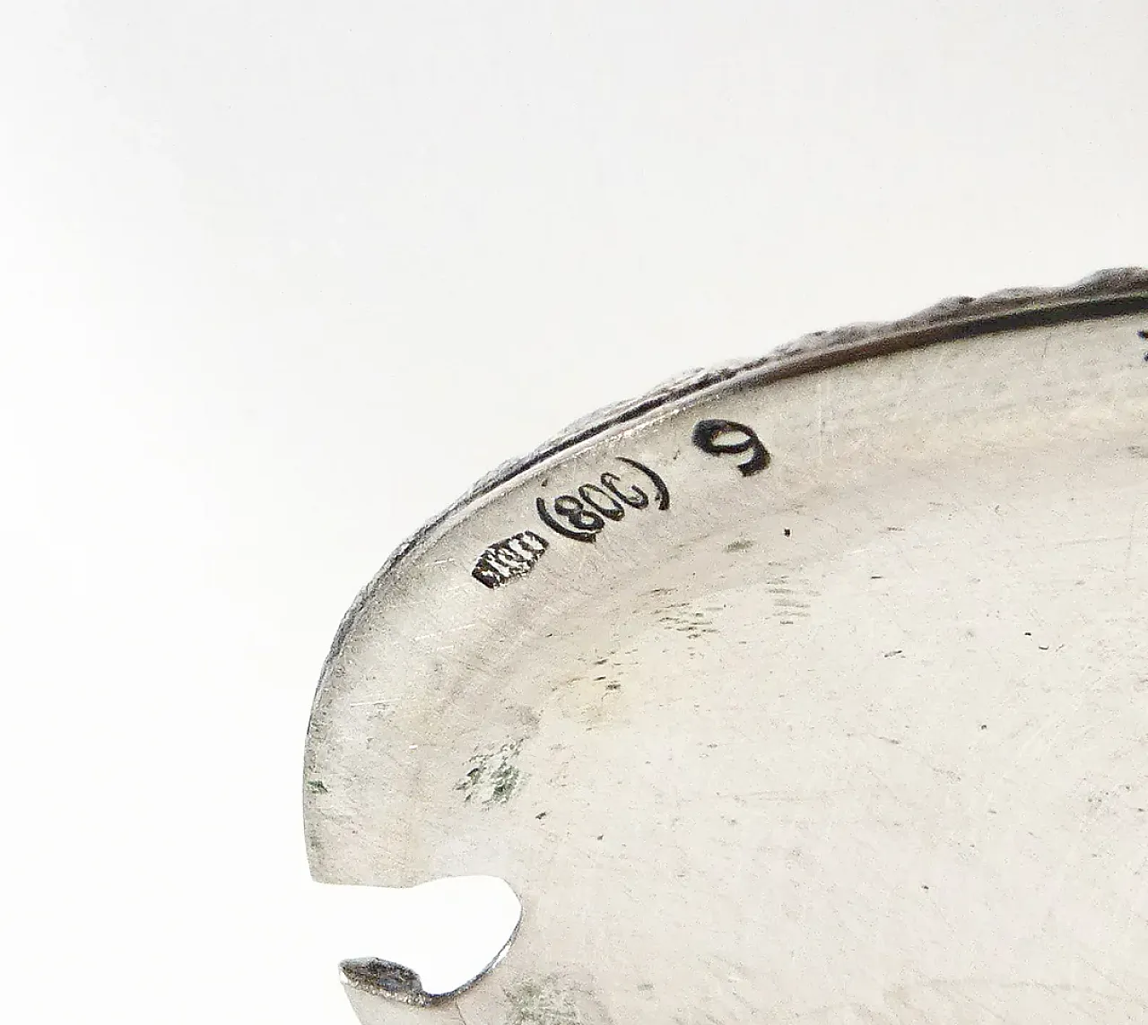 Saliera e pepiera da tavola in argento, metà '900 7