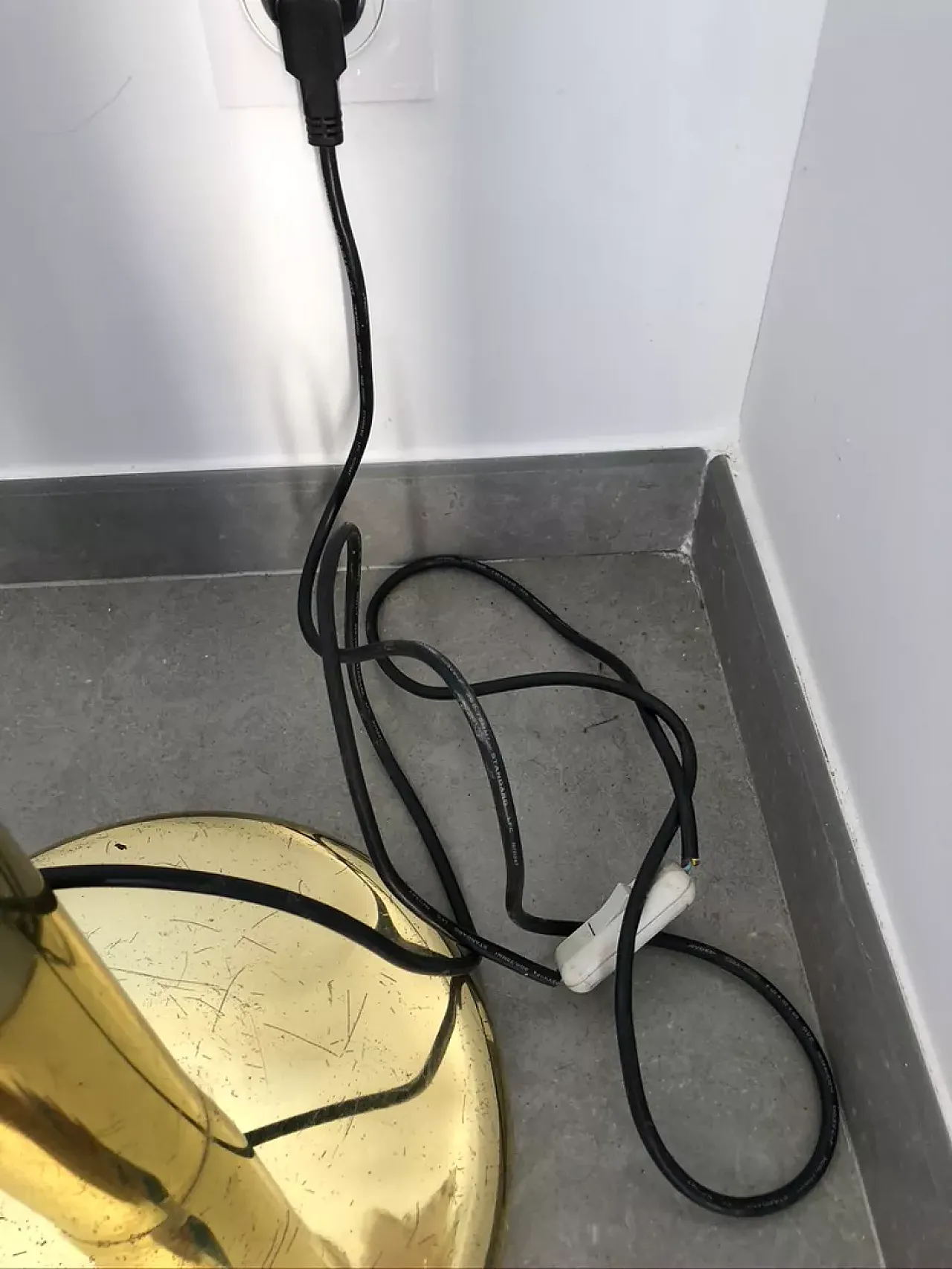 Lampada da terra a forma di fiore di loto, anni '70 3