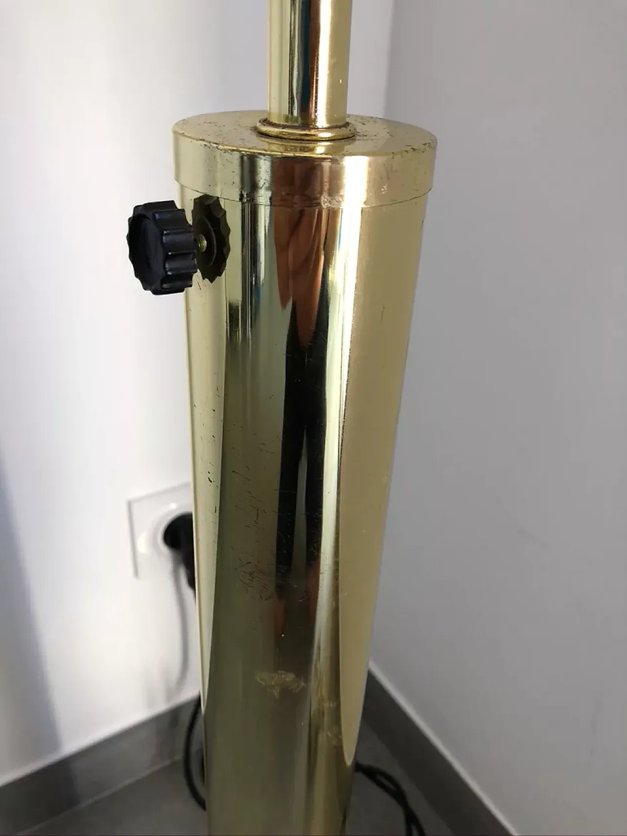 Lampada da terra a forma di fiore di loto, anni '70 11