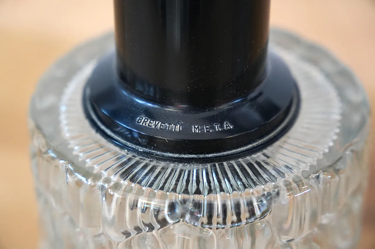 3 crystal wall lamps hanging, 1970s 6