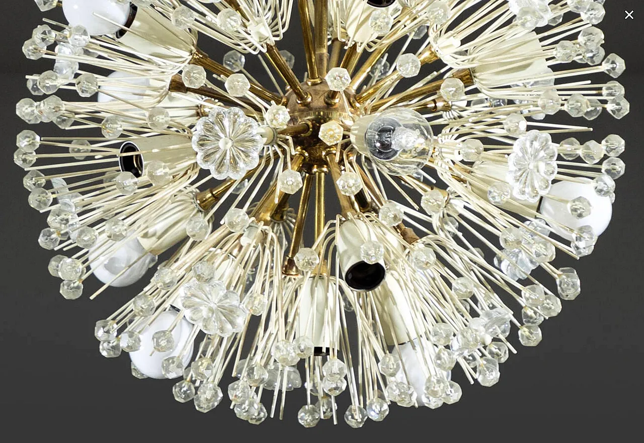 Sputnik chandelier by Emil Stejnar for Rupert Nikoll, 1960s 4