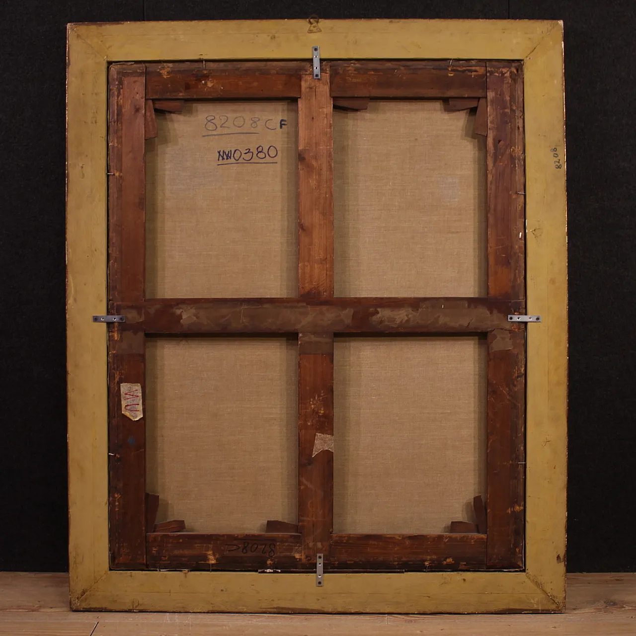 Grande dipinto spagnolo con scena di genere, '700 8