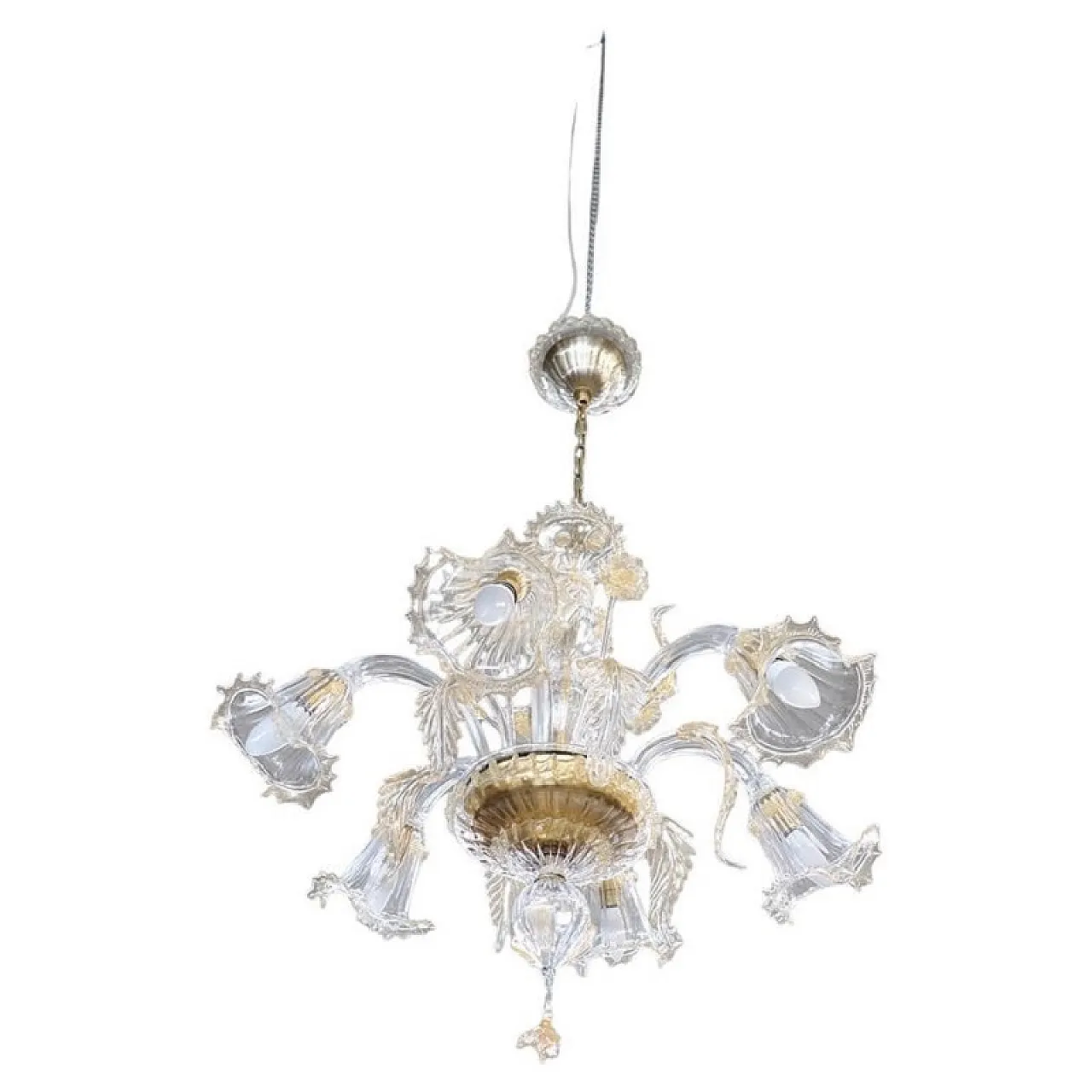Murano glass chandelier by Murrina, 90s 1