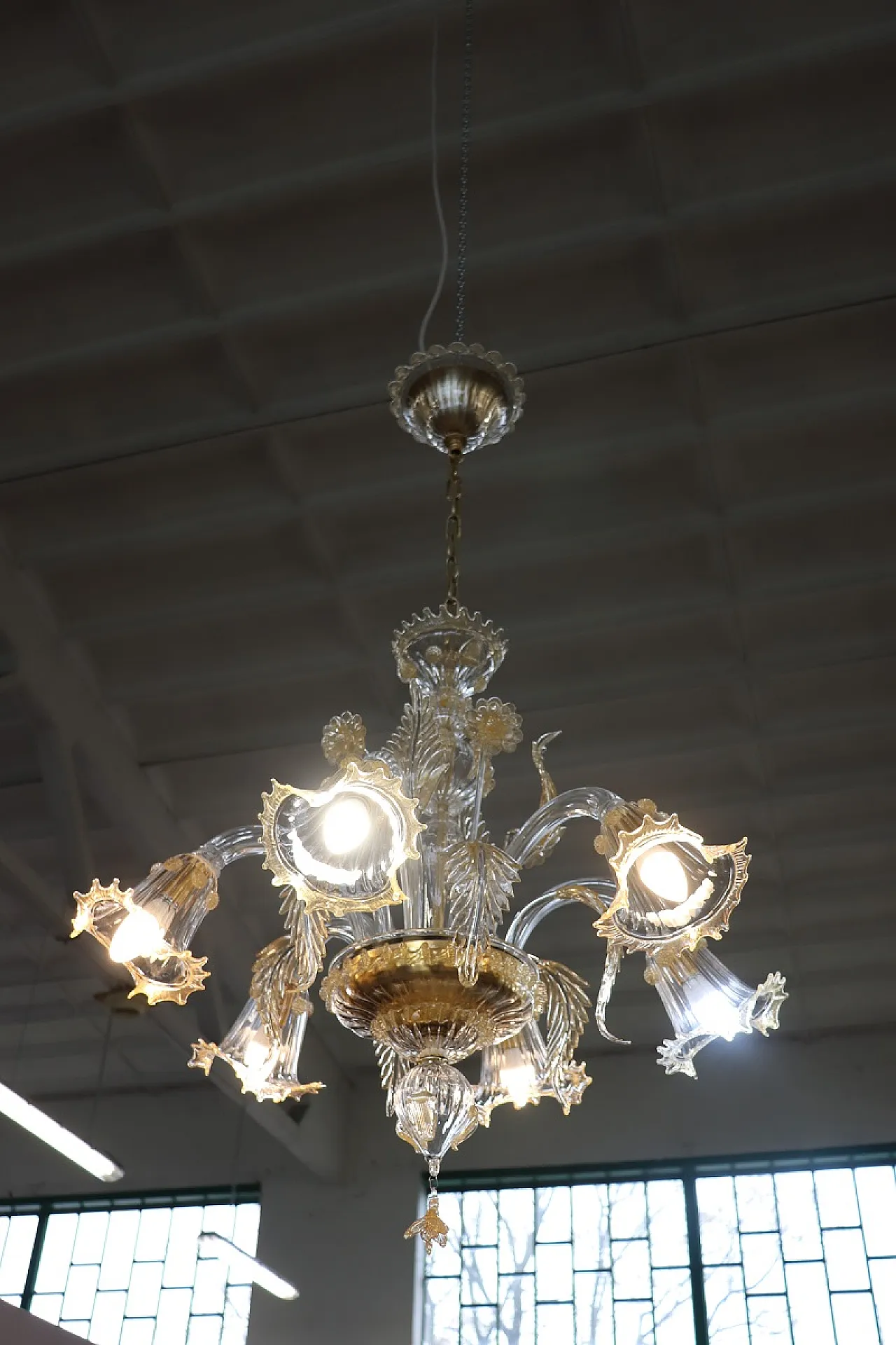 Murano glass chandelier by Murrina, 90s 3