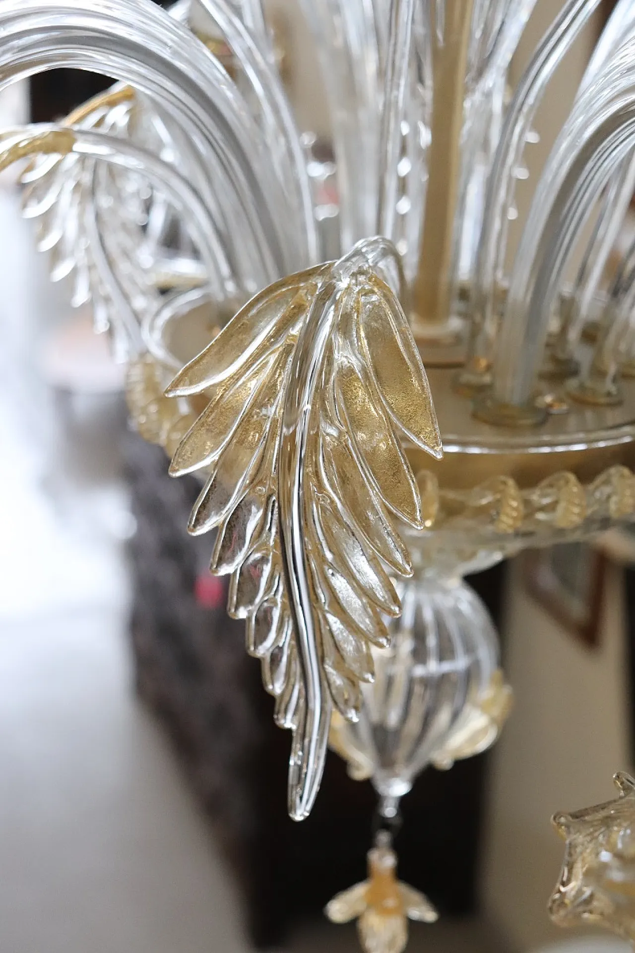 Murano glass chandelier by Murrina, 90s 9