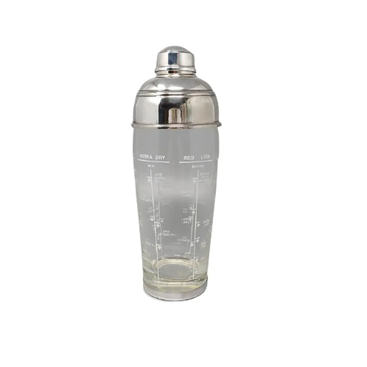 Cocktail glass Shaker by OLRI, Made in Italy, 1950s 1