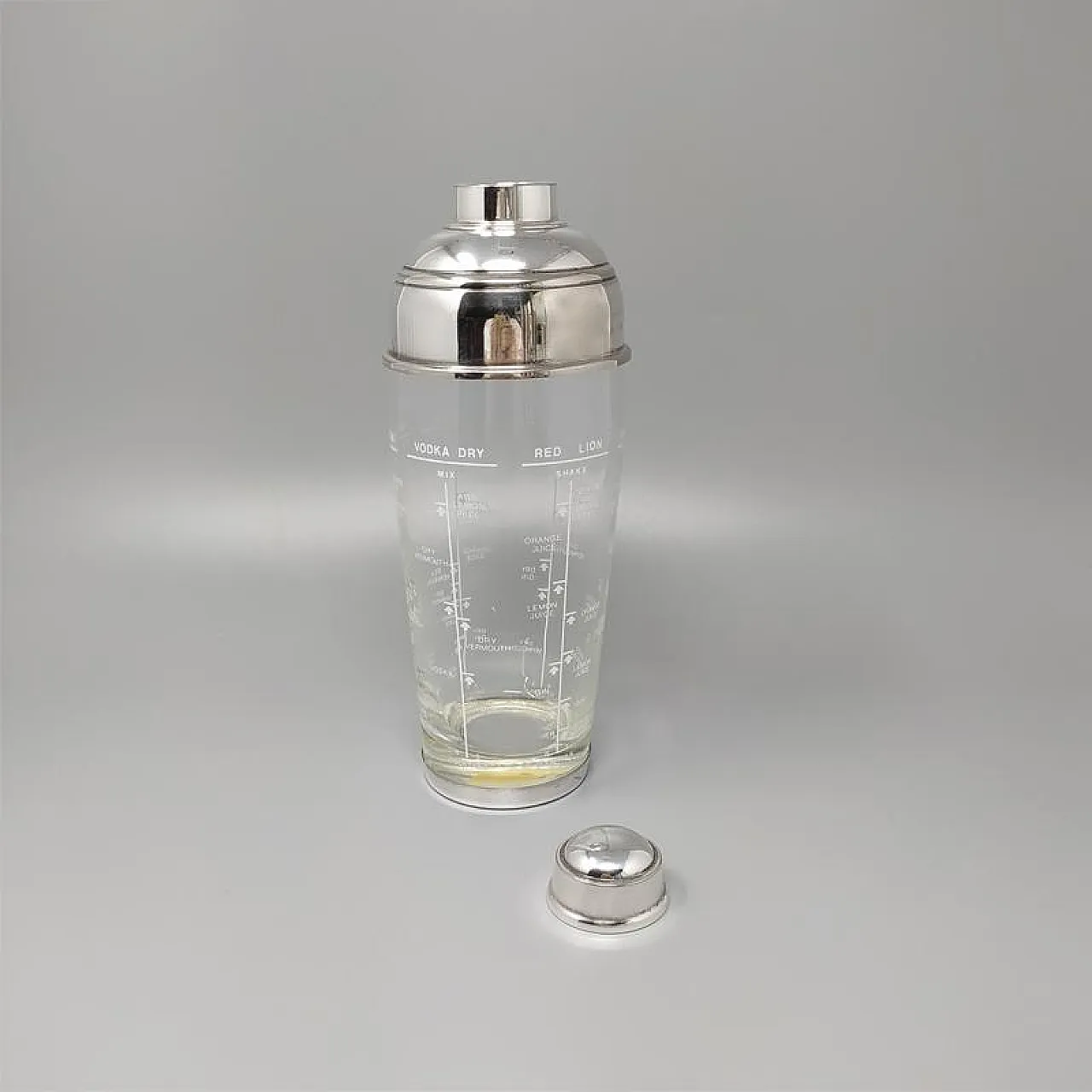 Cocktail glass Shaker by OLRI, Made in Italy, 1950s 3