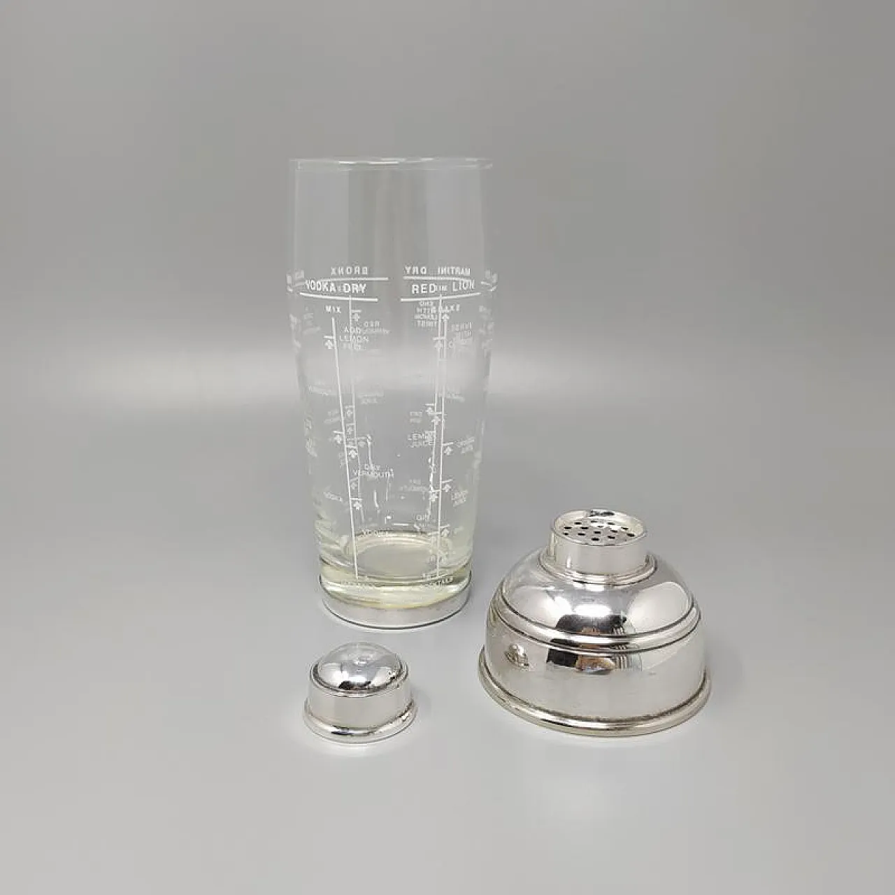 Cocktail glass Shaker by OLRI, Made in Italy, 1950s 4