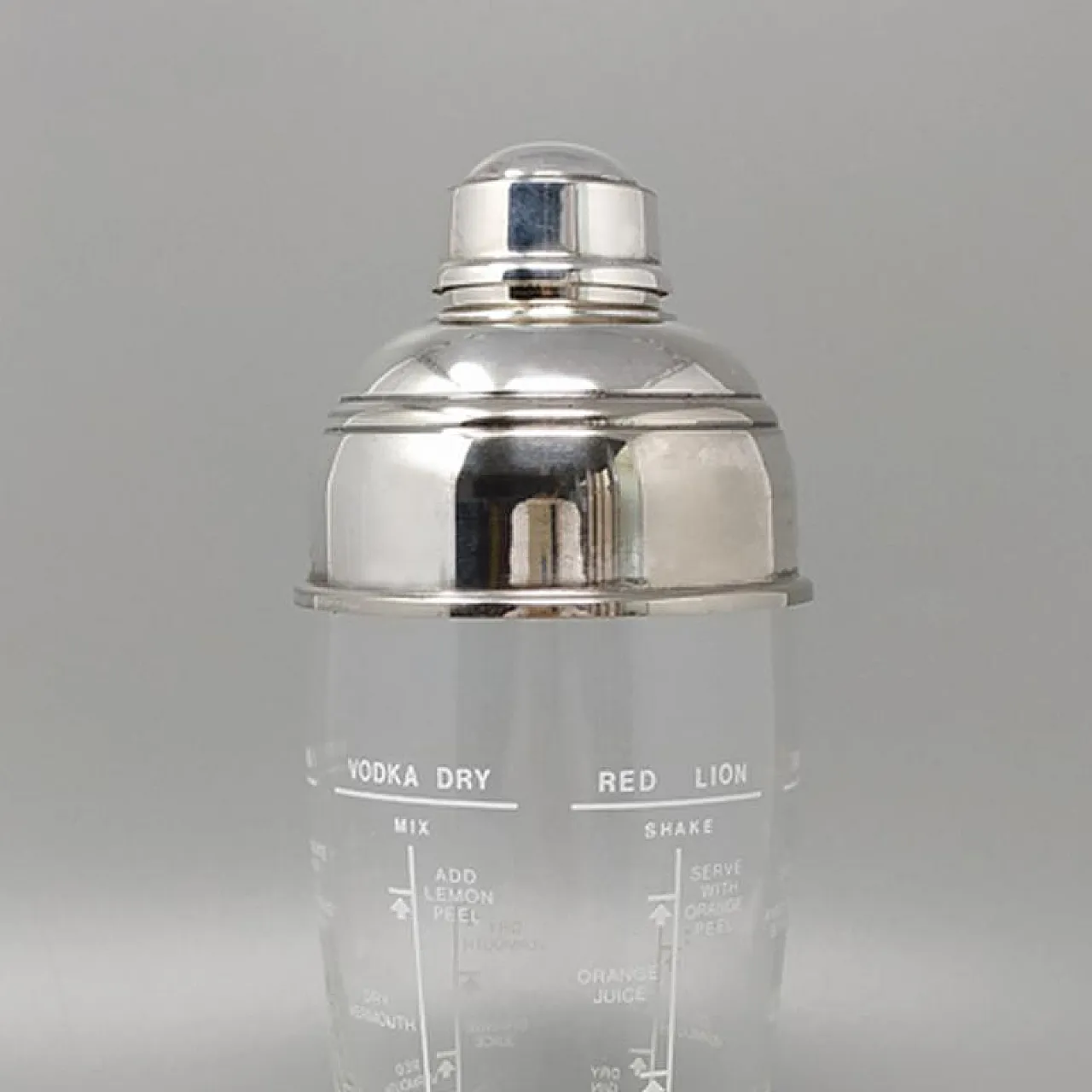 Cocktail glass Shaker by OLRI, Made in Italy, 1950s 5