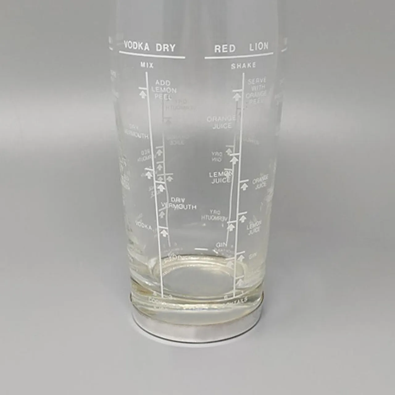 Cocktail glass Shaker by OLRI, Made in Italy, 1950s 6