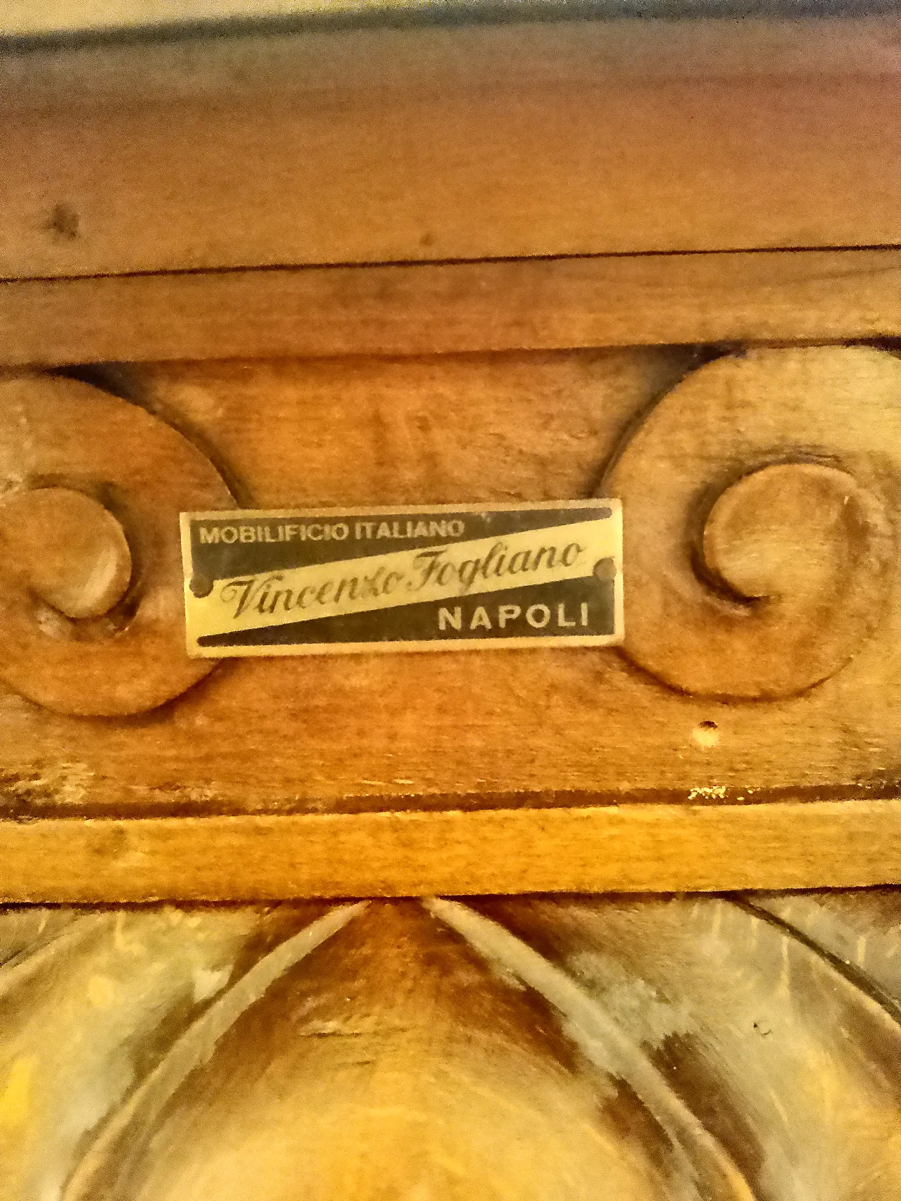 Luis Philippe style coffee table by Fogliano Naples, 20th century 4