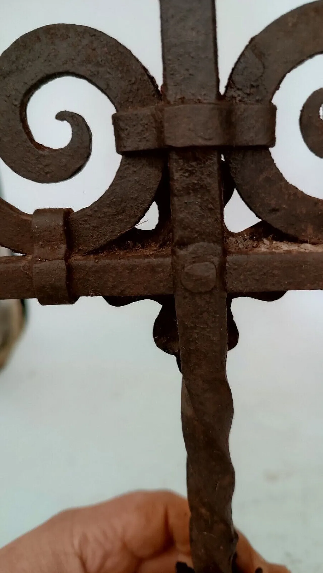 Candeliere in ferro battuto, '700 6