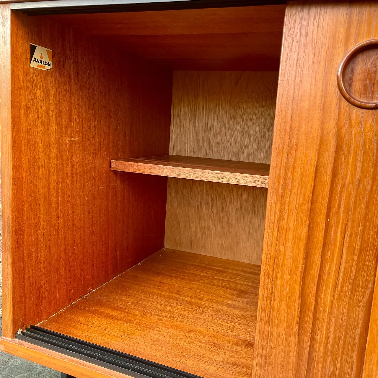 Avalon Ladderax modular teak reak shelf, 1960s 7