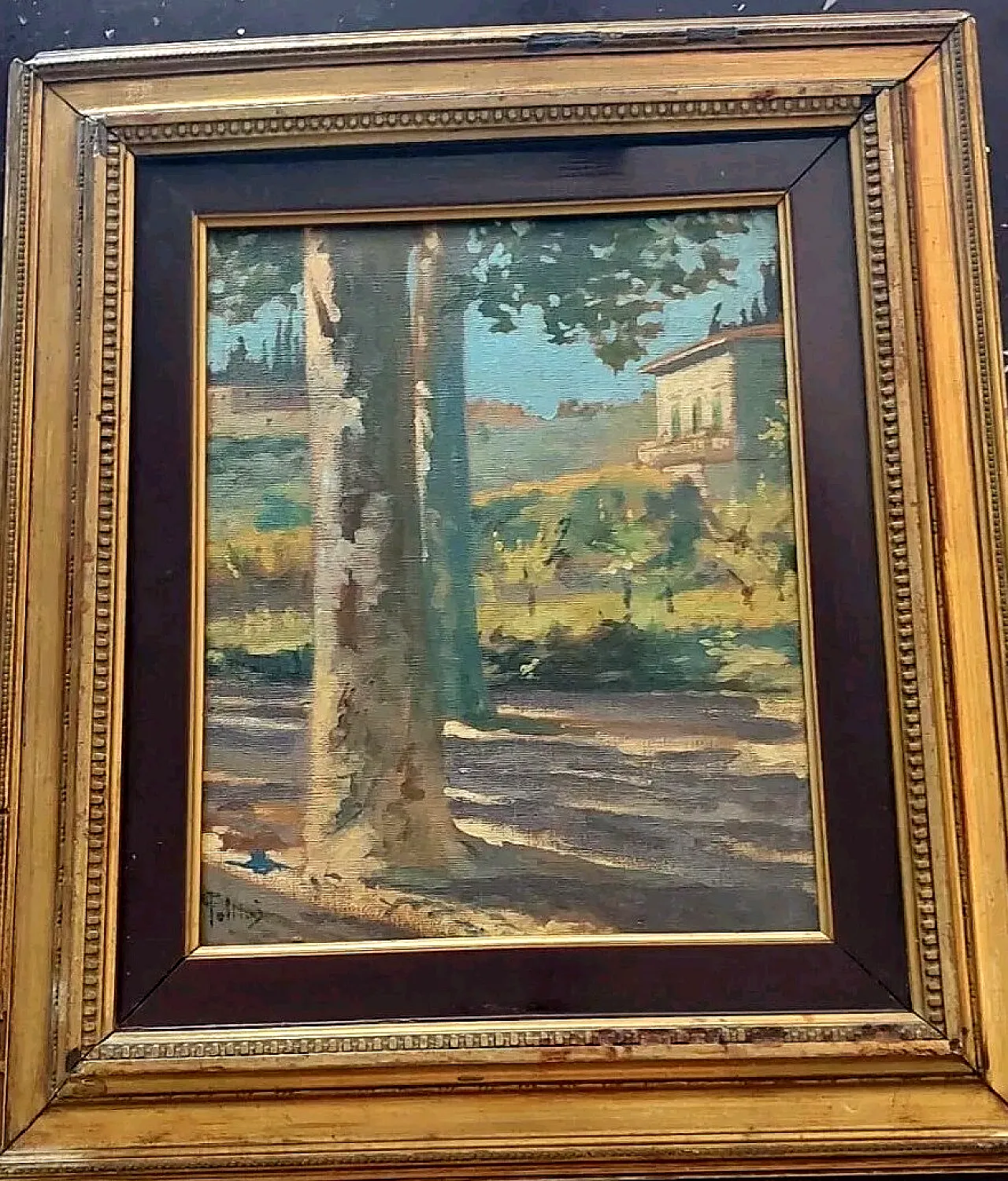 Oil painting on canvas by Carlo Follini, '900 1