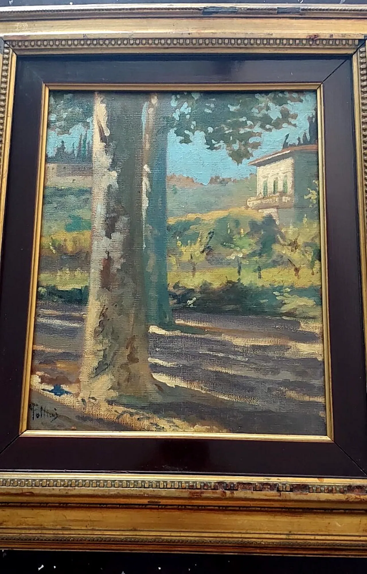 Oil painting on canvas by Carlo Follini, '900 2