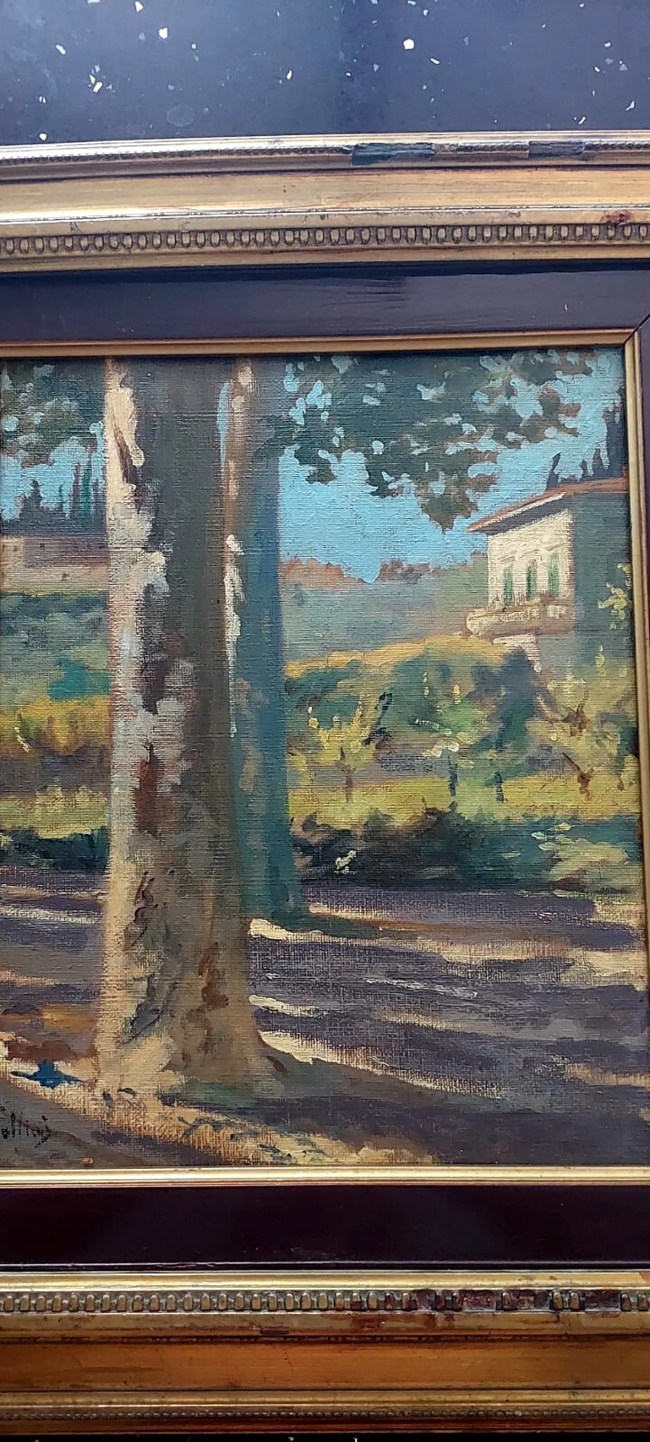 Oil painting on canvas by Carlo Follini, '900 9