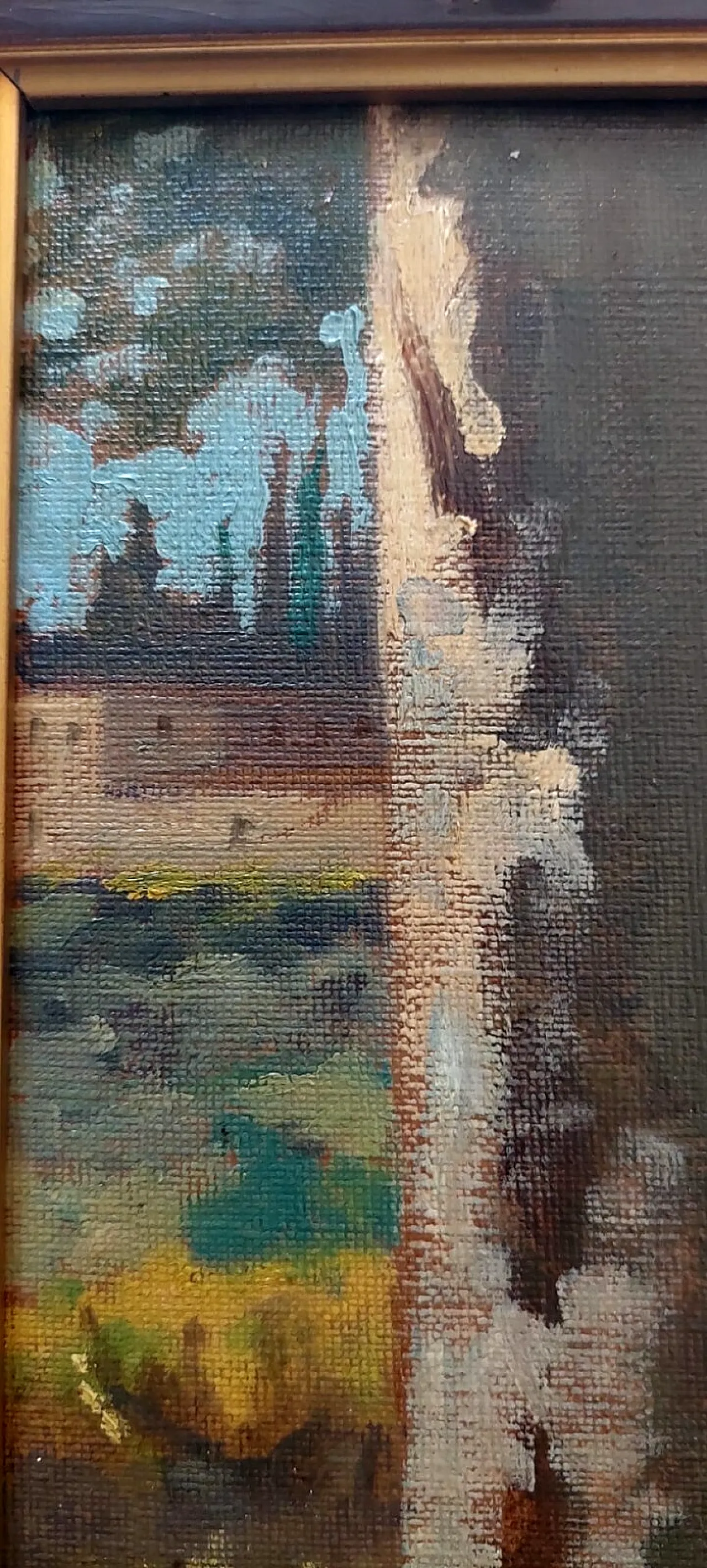 Oil painting on canvas by Carlo Follini, '900 11