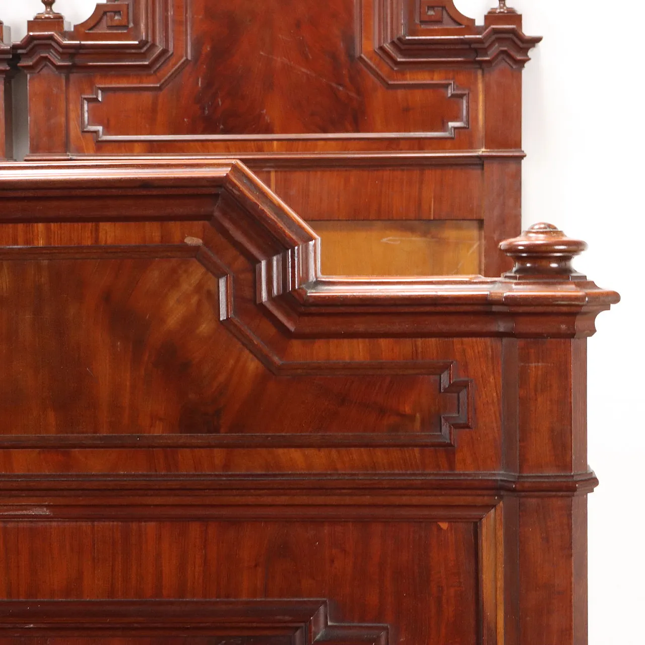 Letto matrimoniale (singoli affiancati), in legno, '800 4