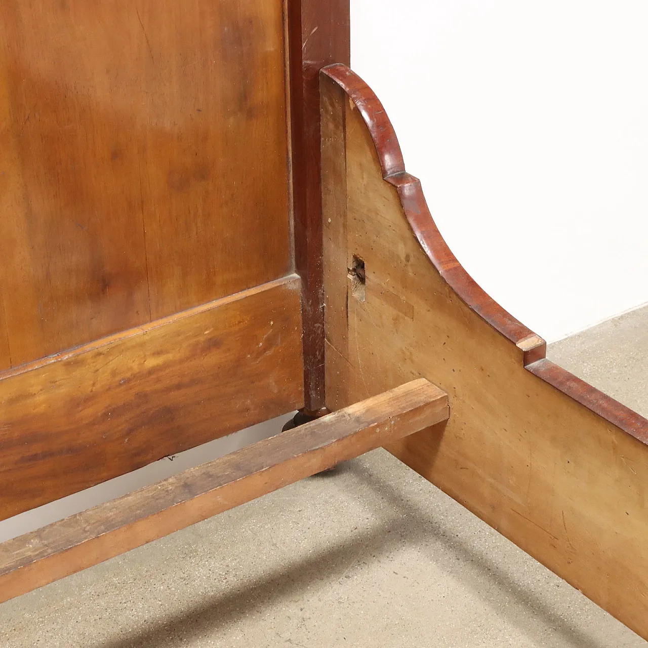 Letto matrimoniale (singoli affiancati), in legno, '800 7