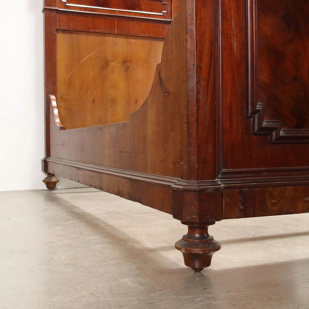 Letto matrimoniale (singoli affiancati), in legno, '800 8