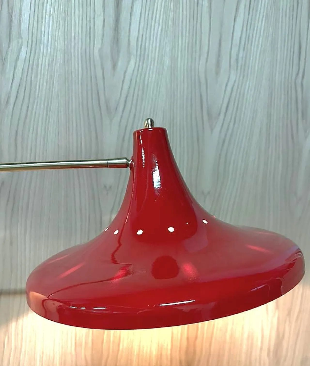 Floor Lamp red, 60s 2