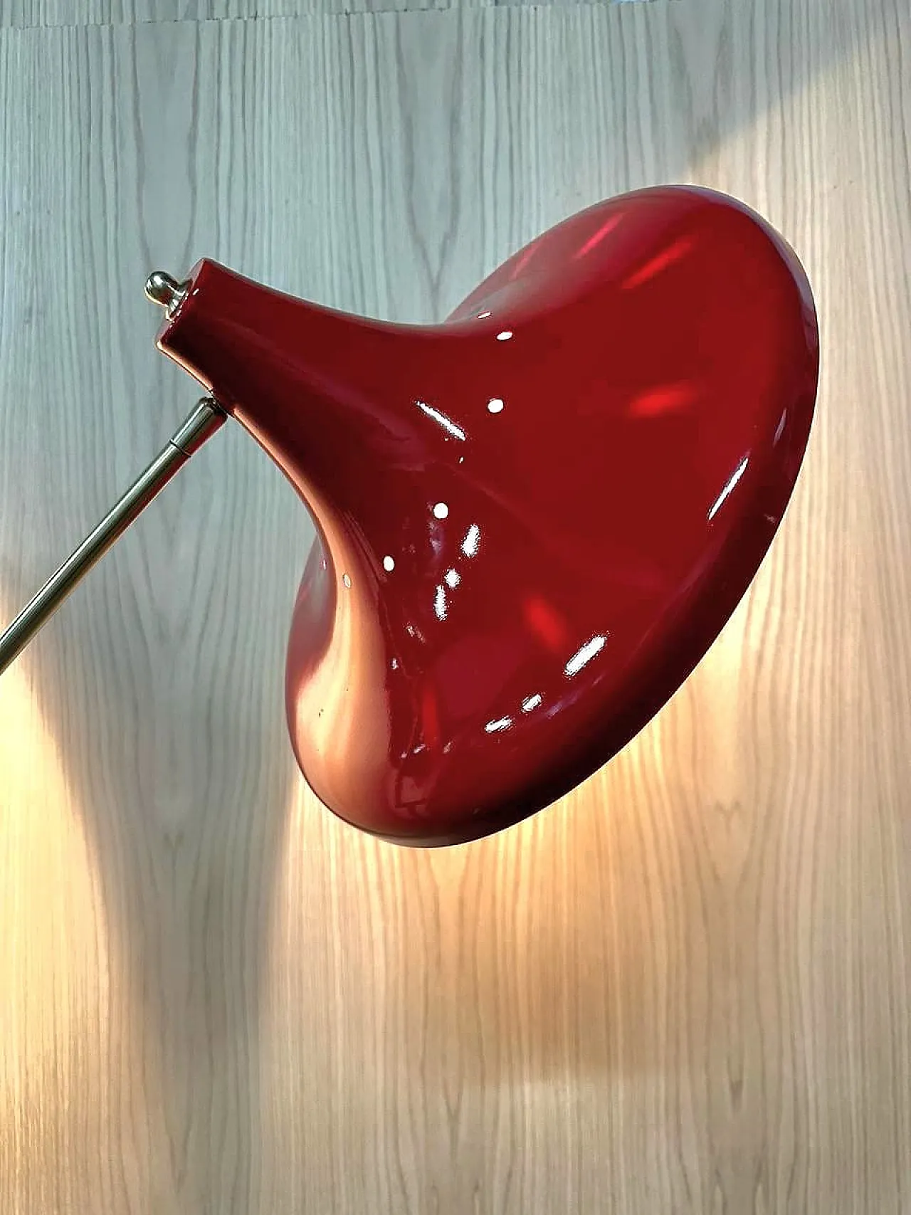 Floor Lamp red, 60s 6