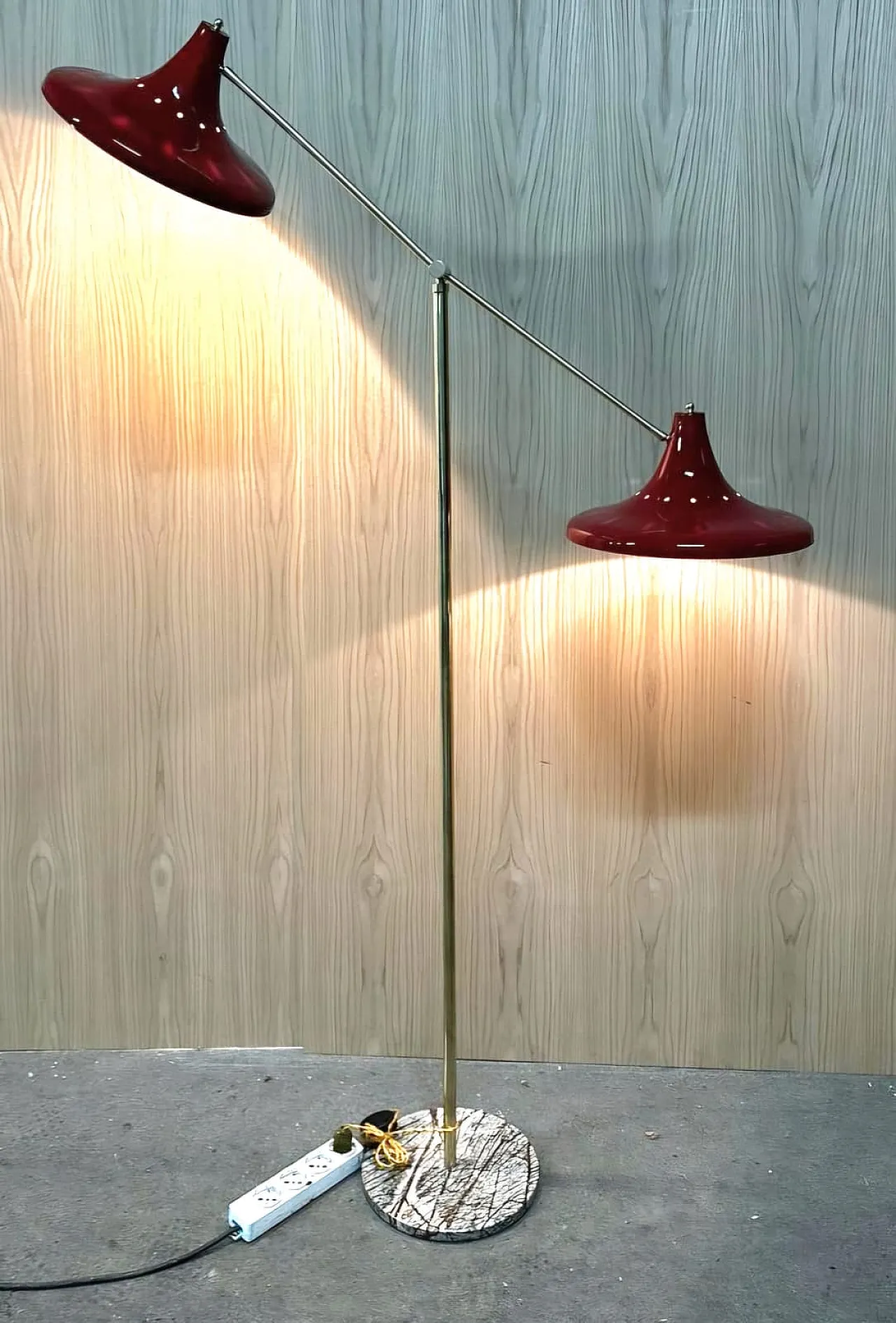 Floor Lamp red, 60s 7