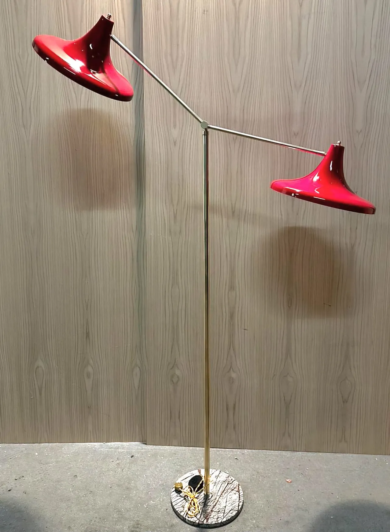 Floor Lamp red, 60s 9