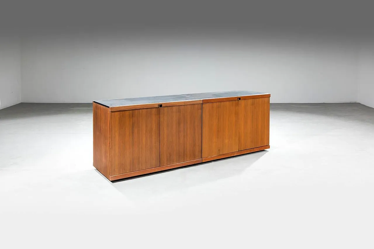 Coppia di credenze mod.MB55 di Vico Magistretti per Poggi, anni '60 3