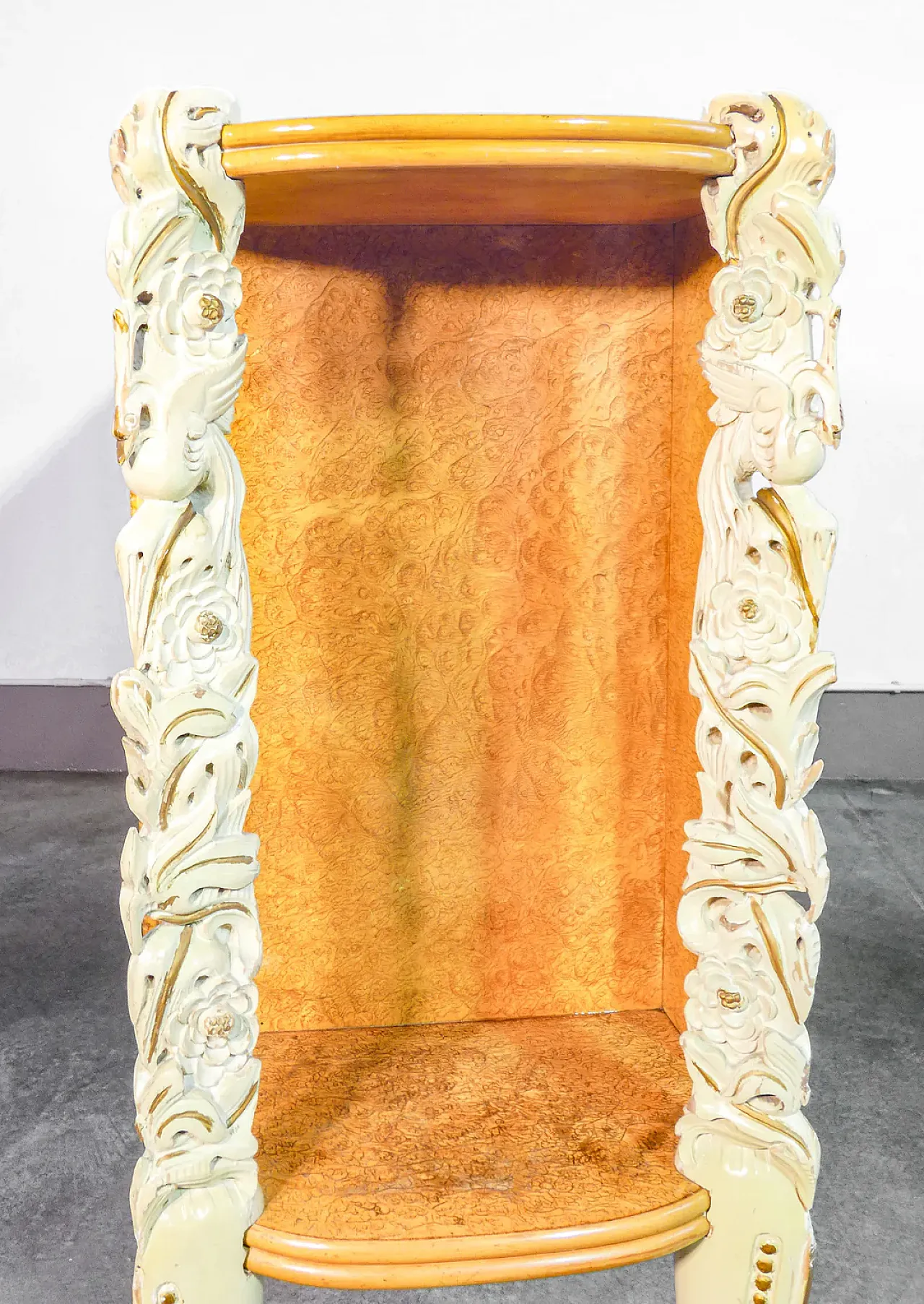 Credenza in legno e vetro, anni '40 7