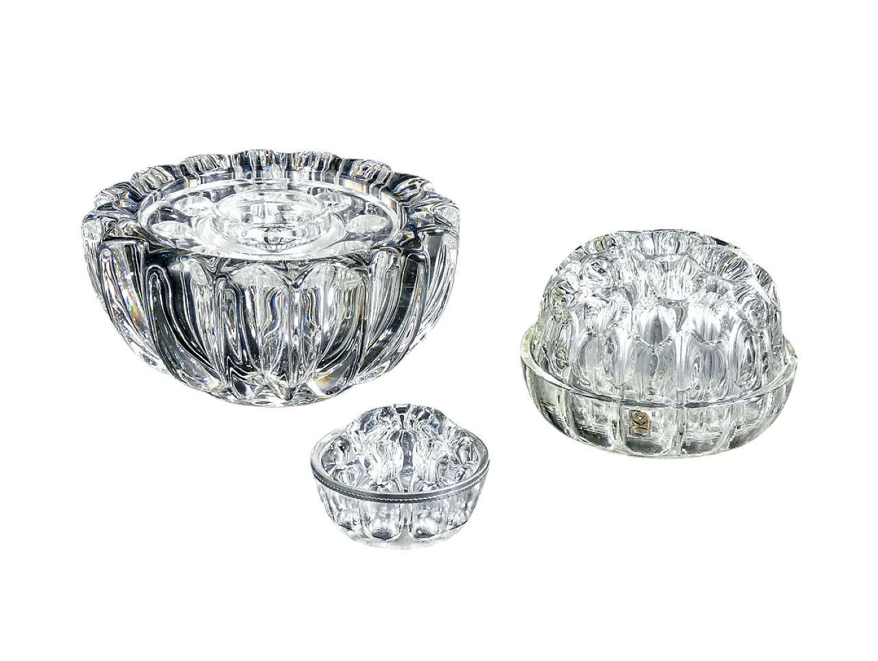 3 Vasi in cristallo, anni '80 17