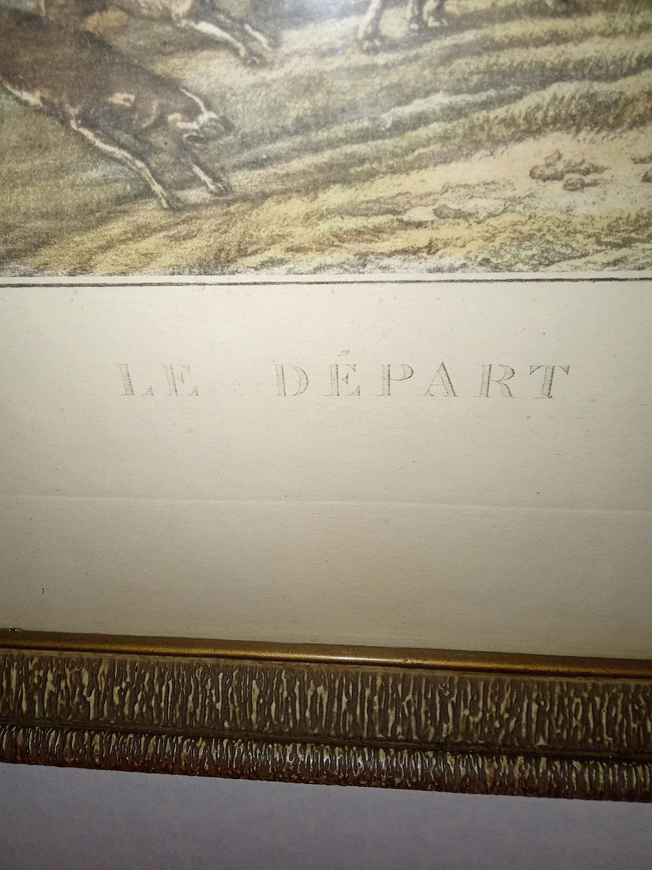 Two Hunting Lithographies, C.Vernet, 20th century 6