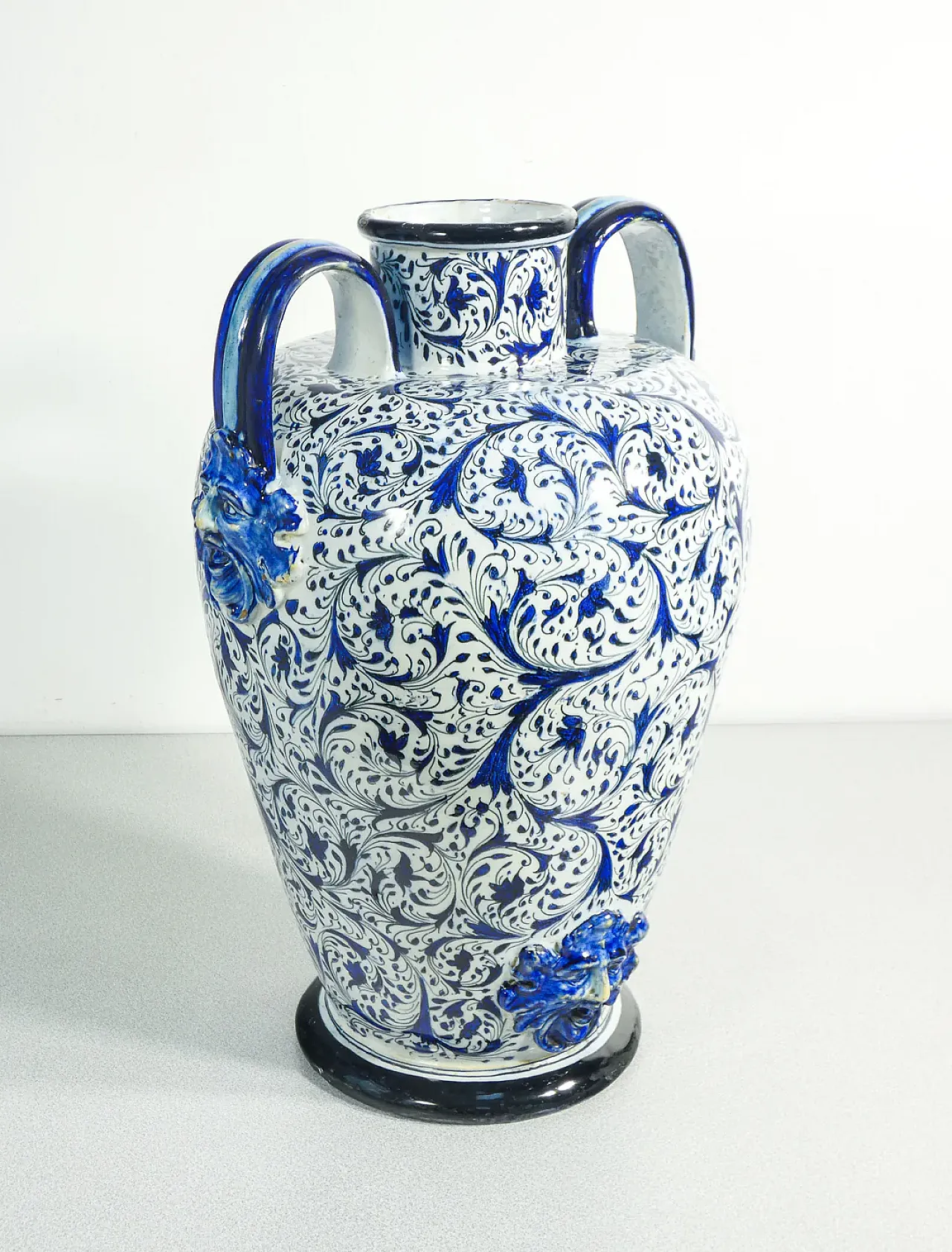 Vaso in ceramica dipinta a mano, anni '20 3