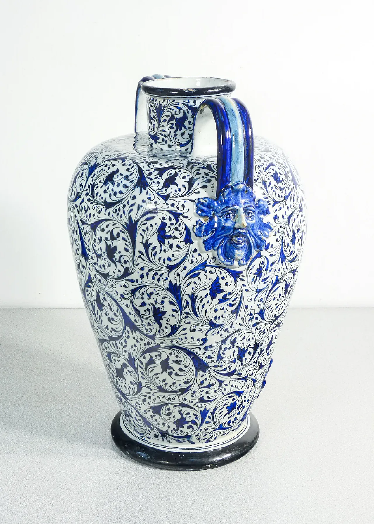 Vaso in ceramica dipinta a mano, anni '20 4