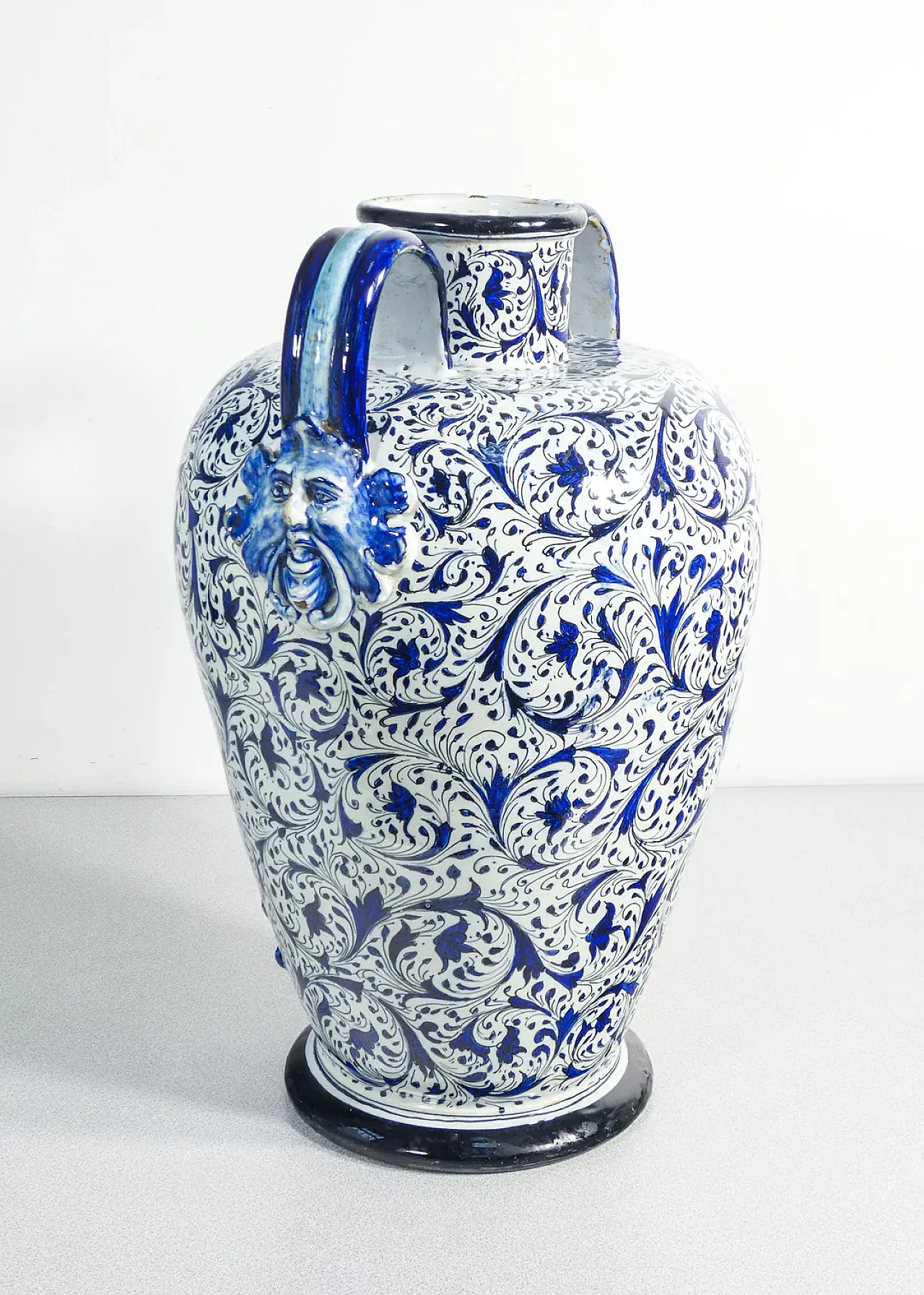 Vaso in ceramica dipinta a mano, anni '20 6