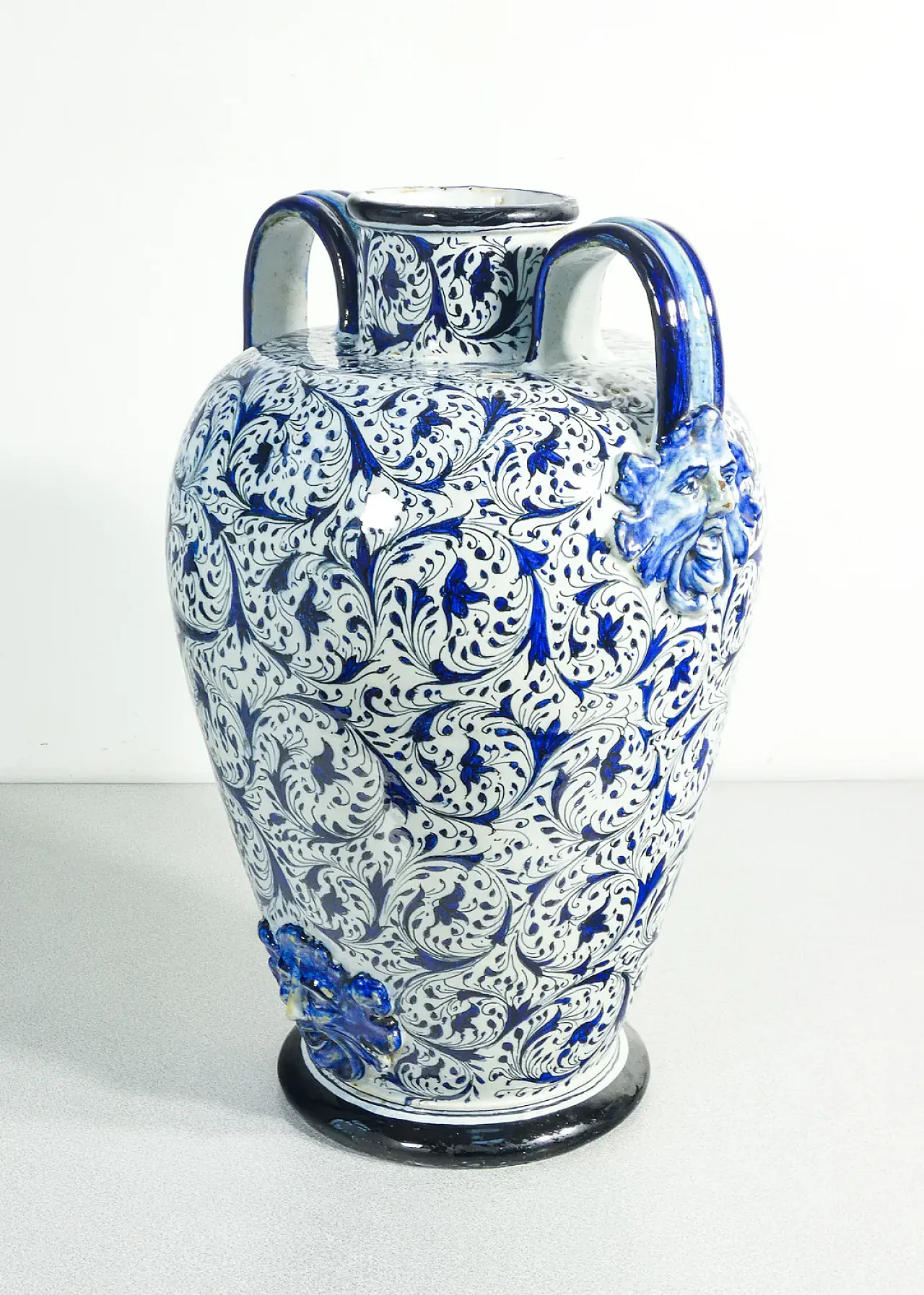 Vaso in ceramica dipinta a mano, anni '20 7