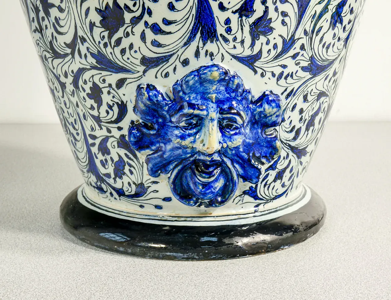 Vaso in ceramica dipinta a mano, anni '20 9