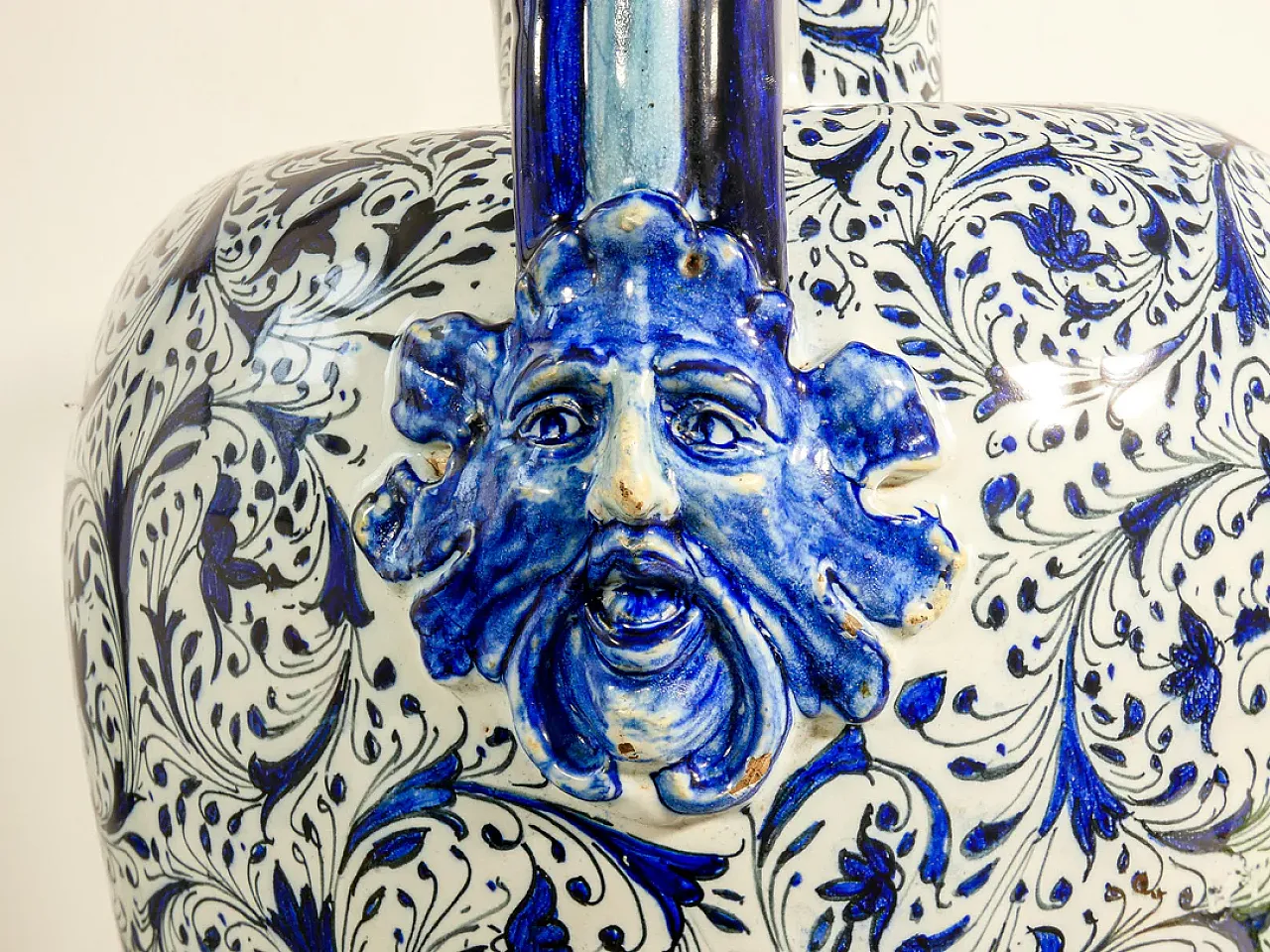 Vaso in ceramica dipinta a mano, anni '20 10