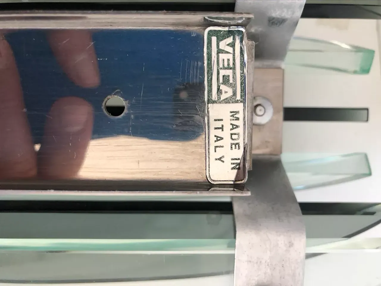 Pair of wall lamps with mirror by Veca, 1970s 10