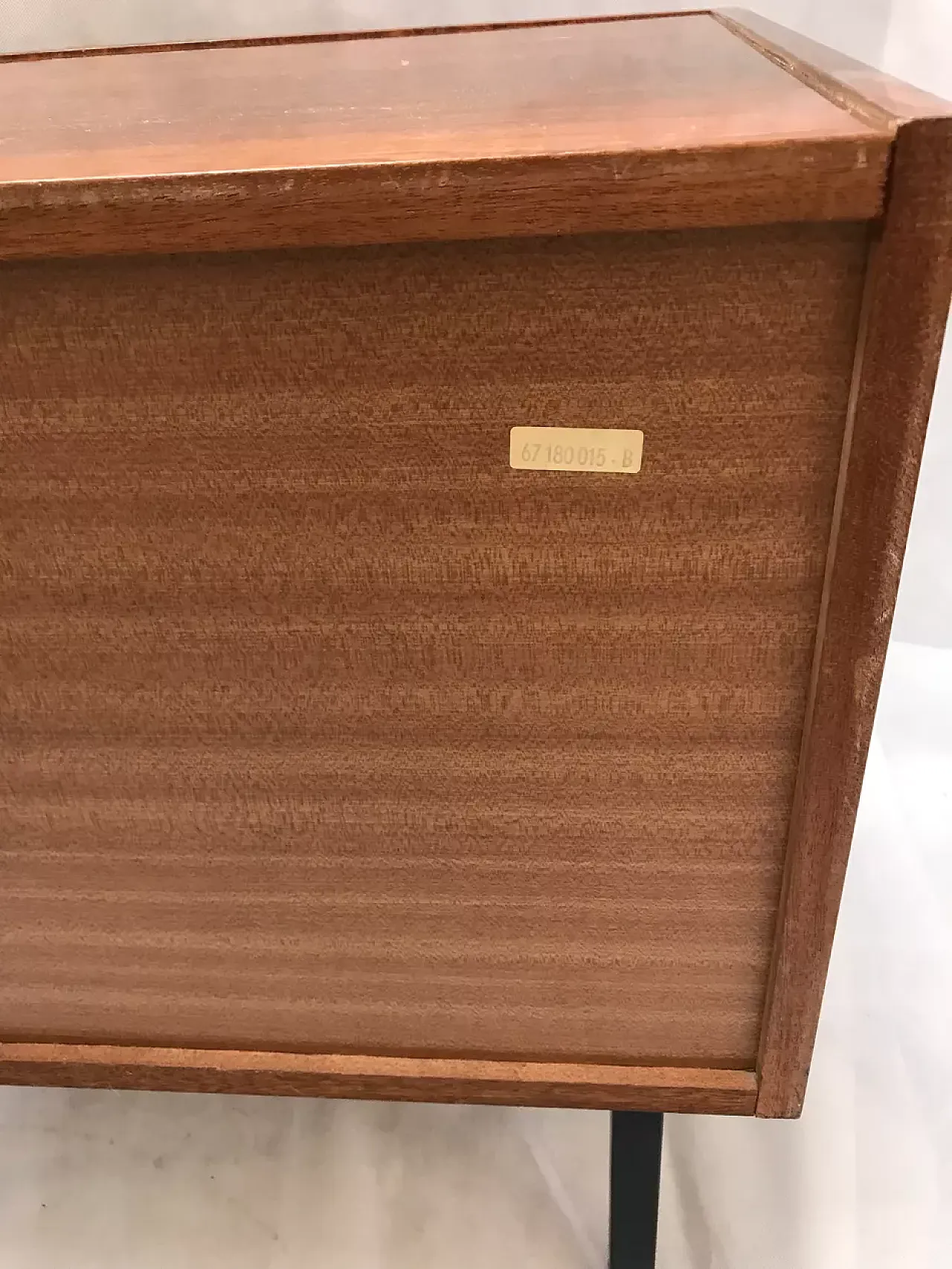 Lacquered chest of drawers with rosewood veneer, late 20th century 3