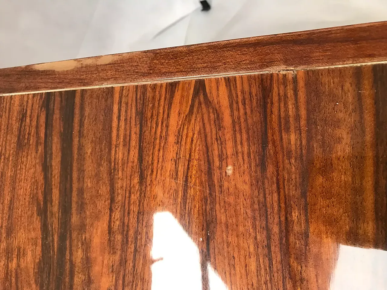 Lacquered chest of drawers with rosewood veneer, late 20th century 14